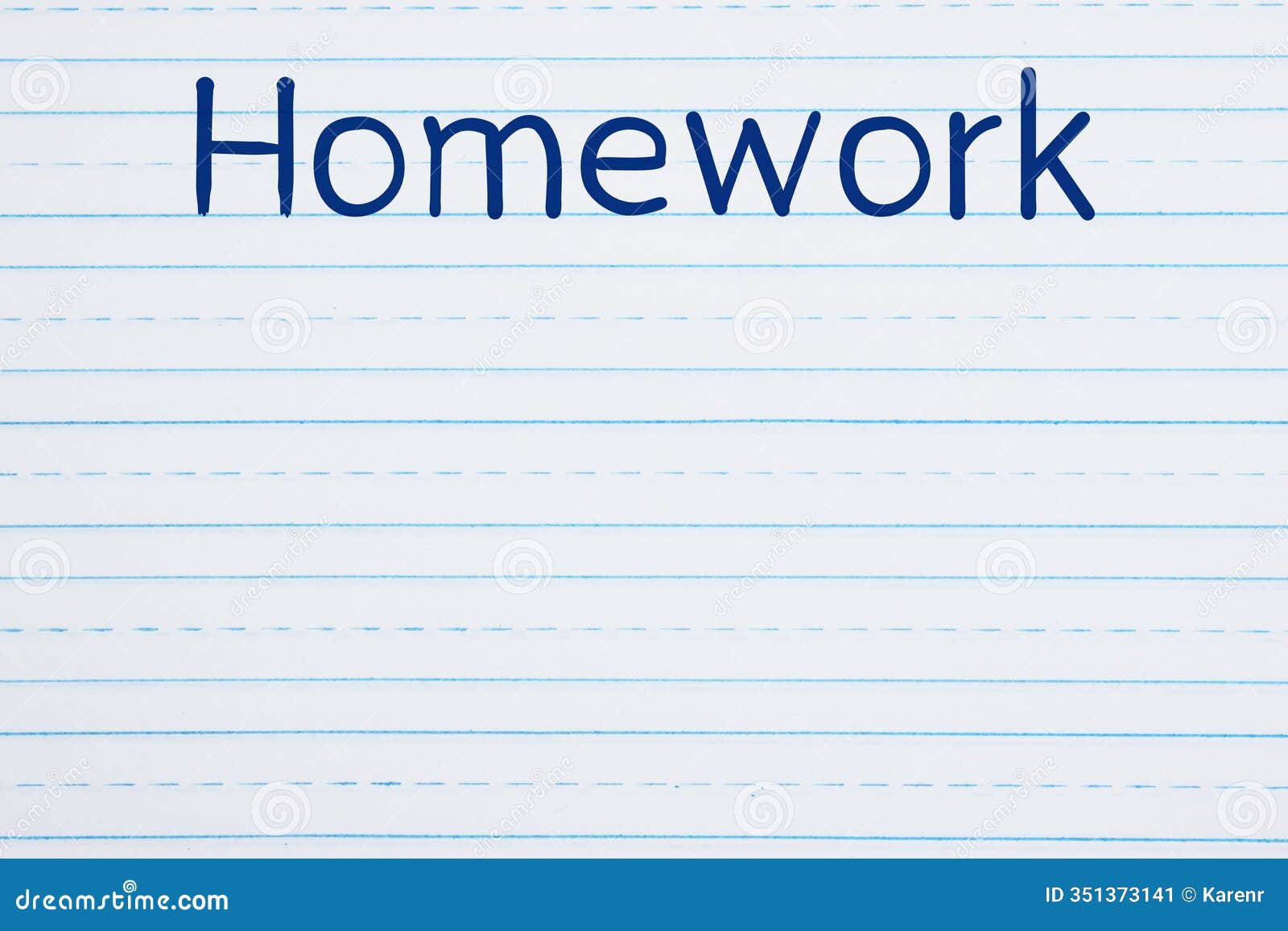 Homework on Retro Lined School Paper Background Stock Image - Image of  learn, schoolwork: 351373141, image size:1600x1157