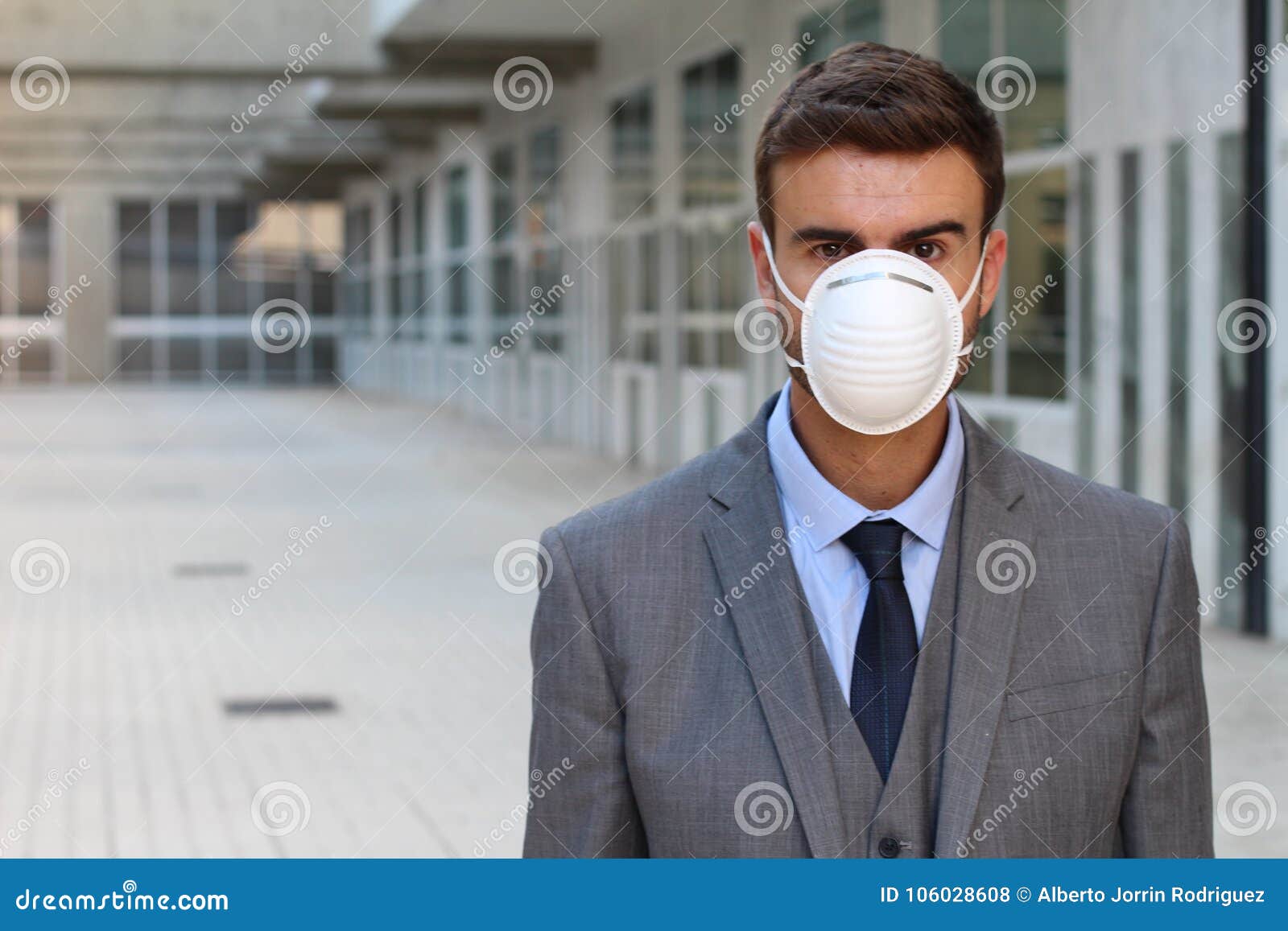 masque respiratoire homme