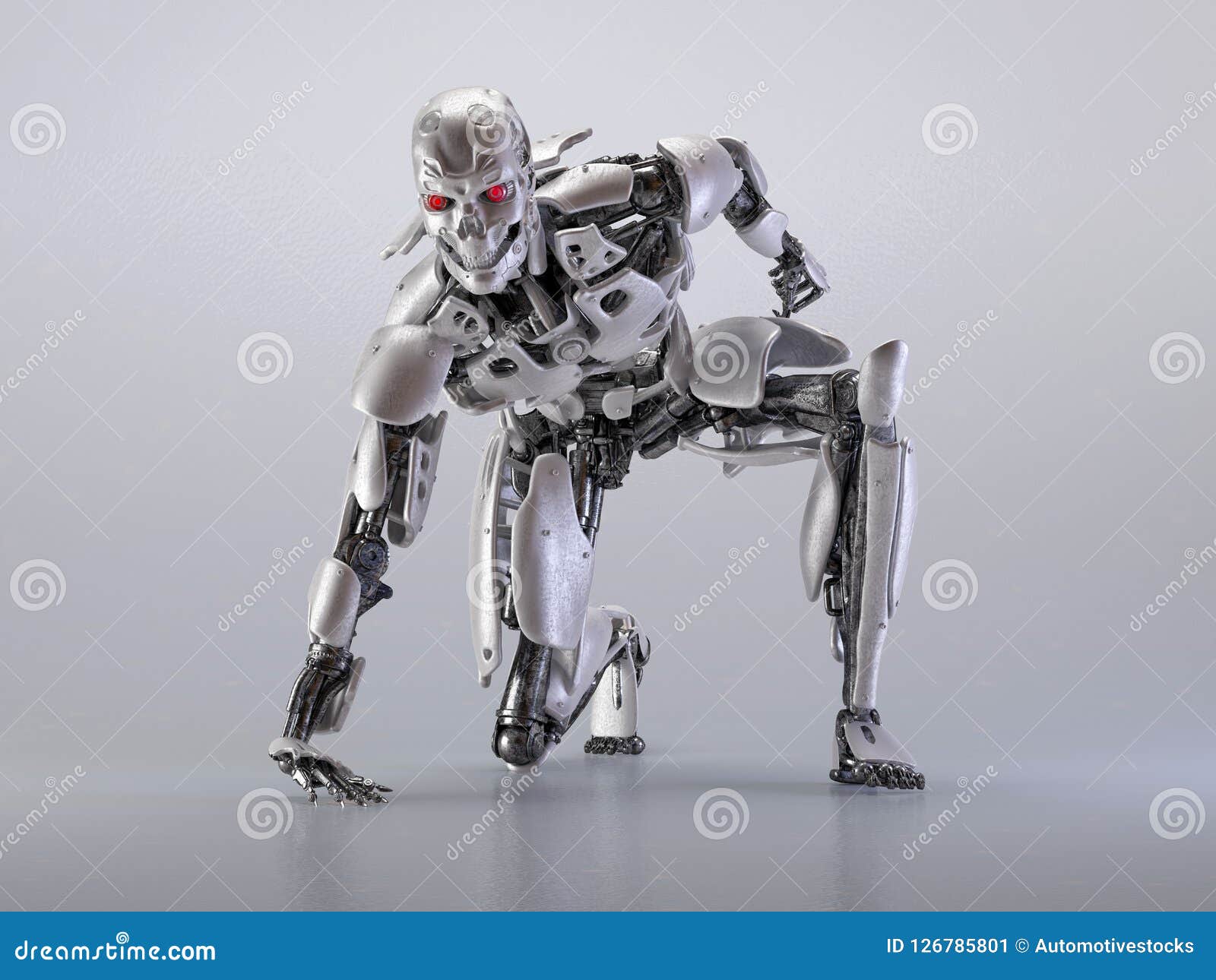 Homme De Cyborg De Robot Concept De Technologie D Intelligence Artificielle Illustration 3d Illustration Stock Illustration Du Apprendre Robotique