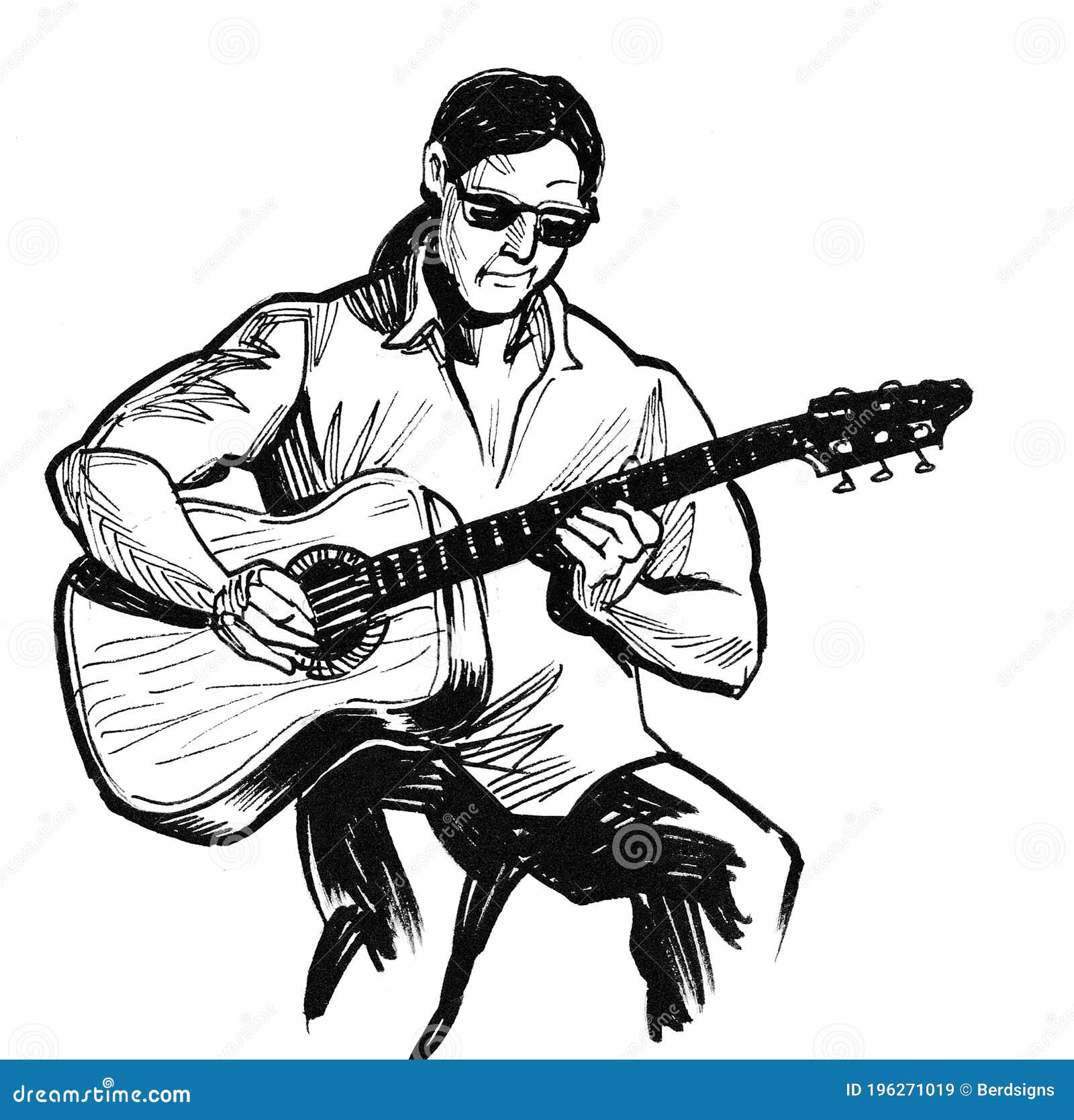 Un Homme Qui Joue De La Guitare, Bâtons Les Icônes Du Personnage  Illustration de Vecteur - Illustration du pictogramme, silhouette: 165545494