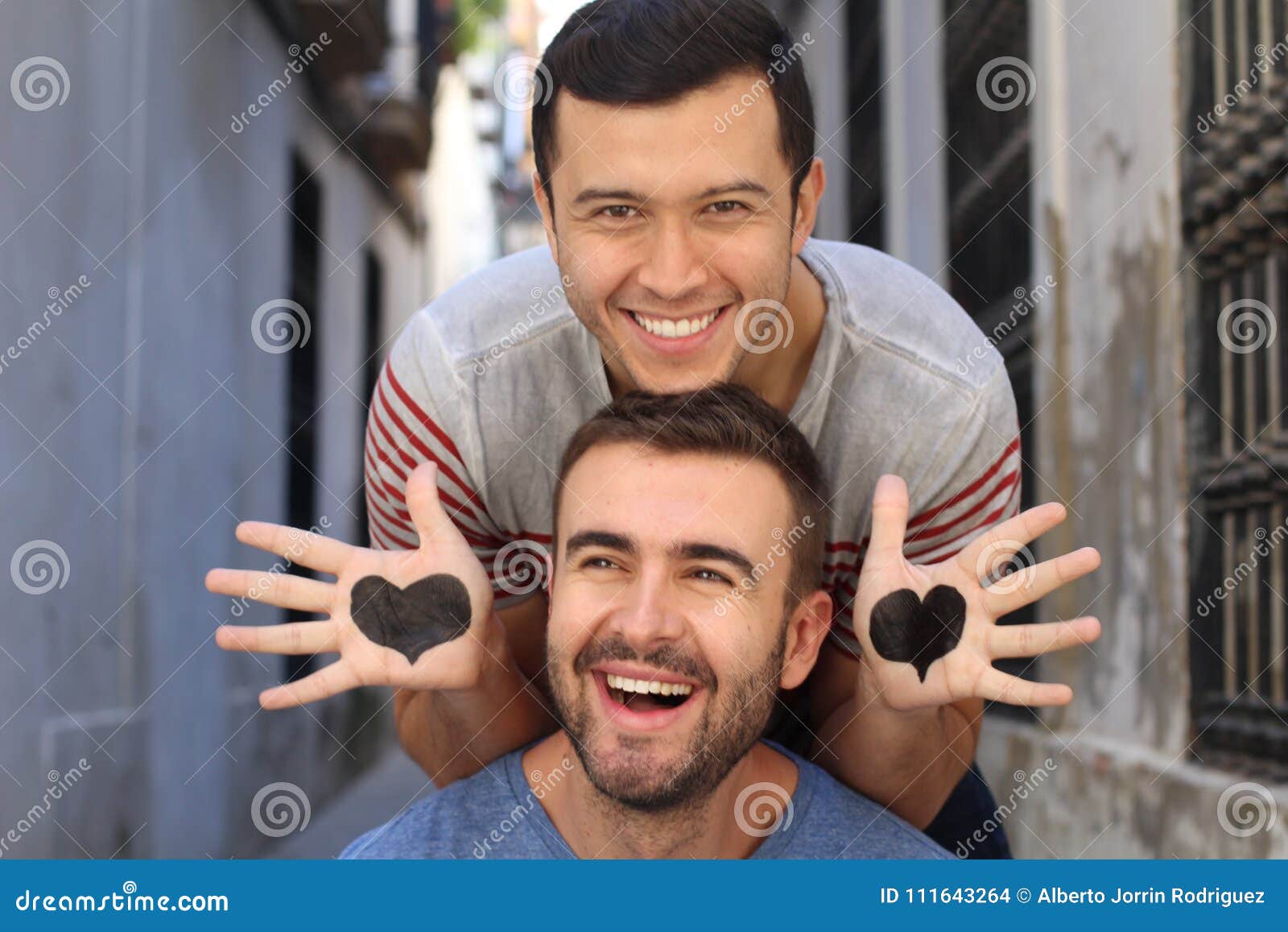Homosexual Couple Showing Their Pure Love Stock Photo - Image of ...