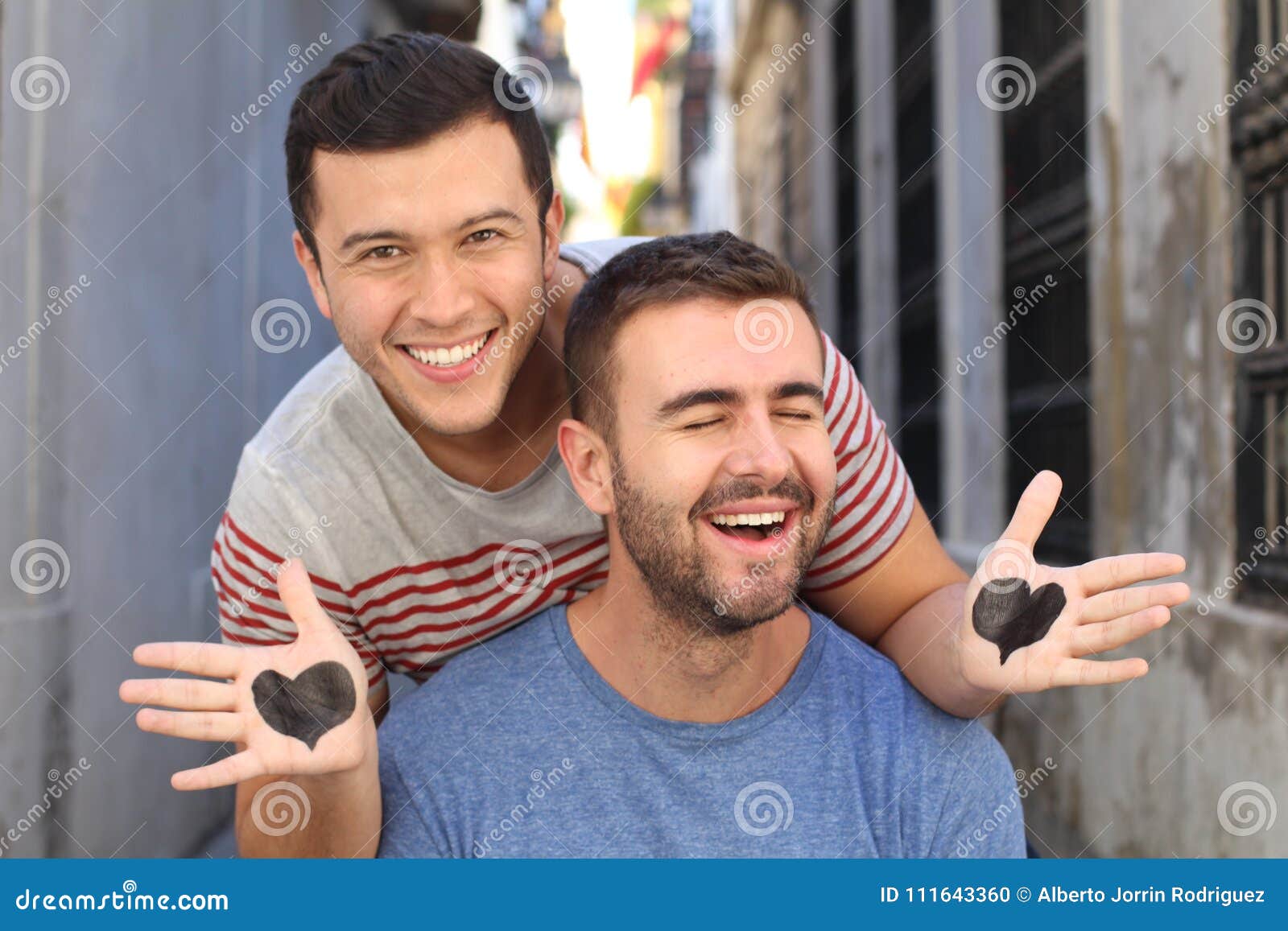 Homosexual Couple Showing Their Pure Love Stock Photo - Image of ...