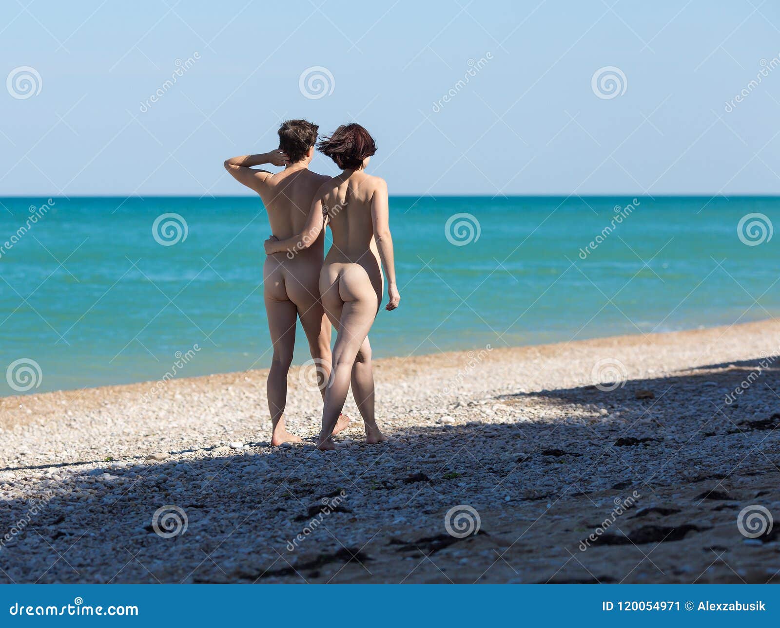 nudiest beach couple  