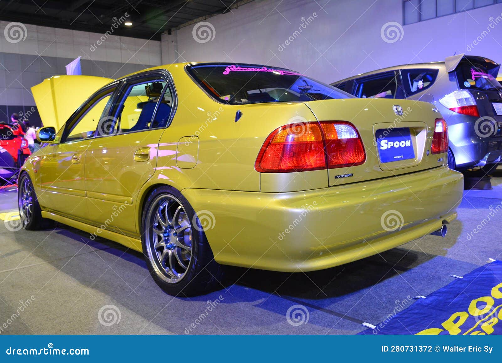 Honda Civic at JDM Underground Car Show in Pasay, Philippines Editorial