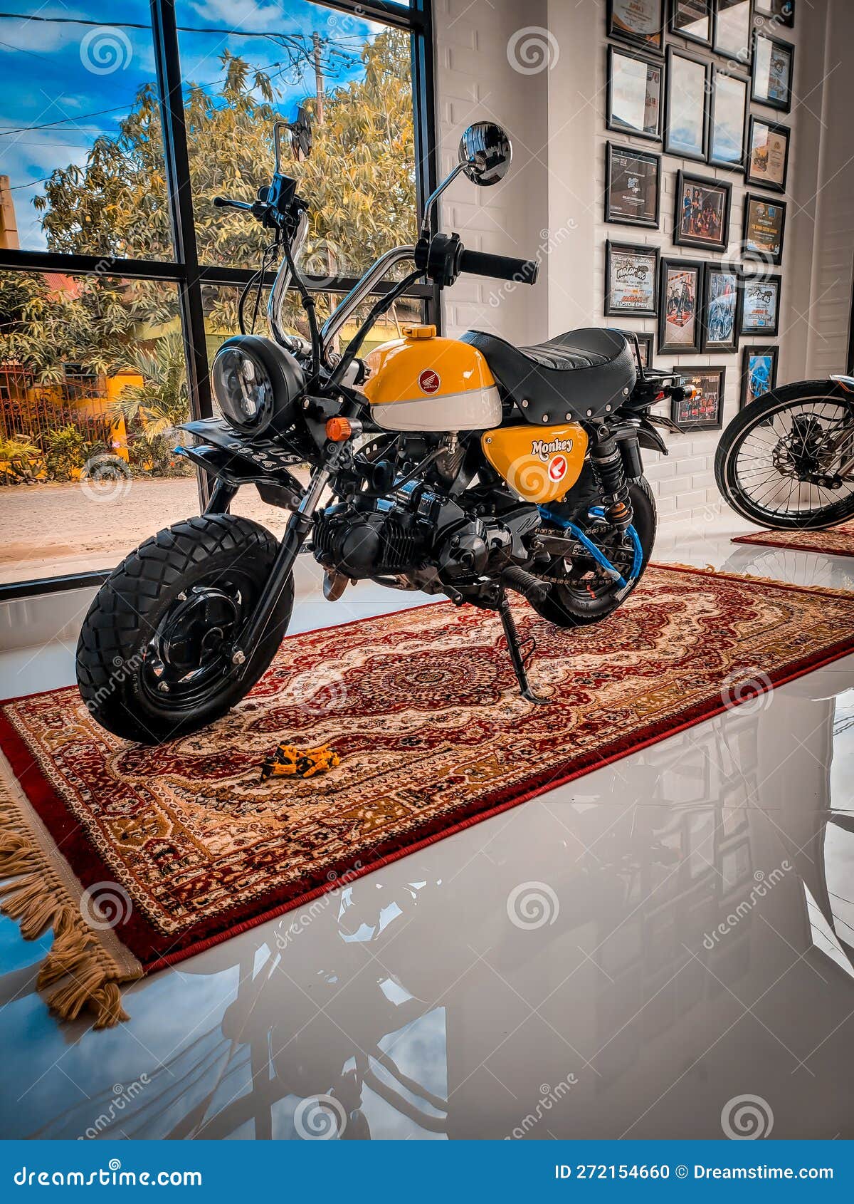 Honda Monkey Kharisma 125 Motor Custom Editorial Image Image of