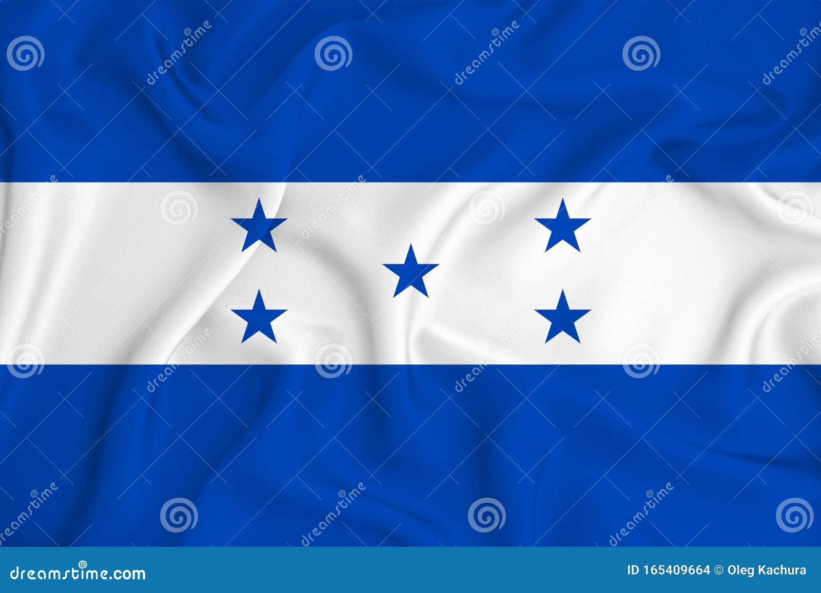 honduras flag on the background texture. concept for er solutions