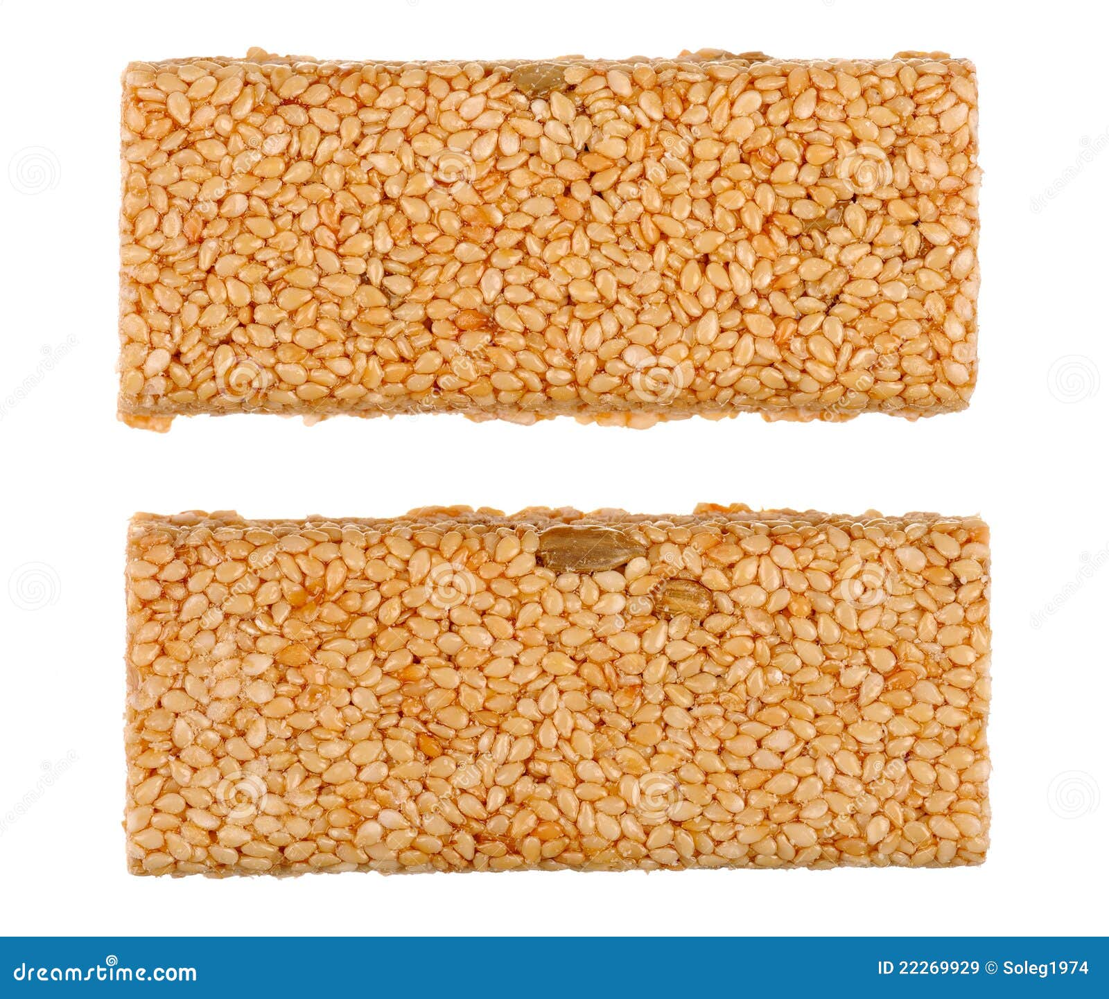 Honey Bars with Sesame Seeds Stock Image Image of portion, macro