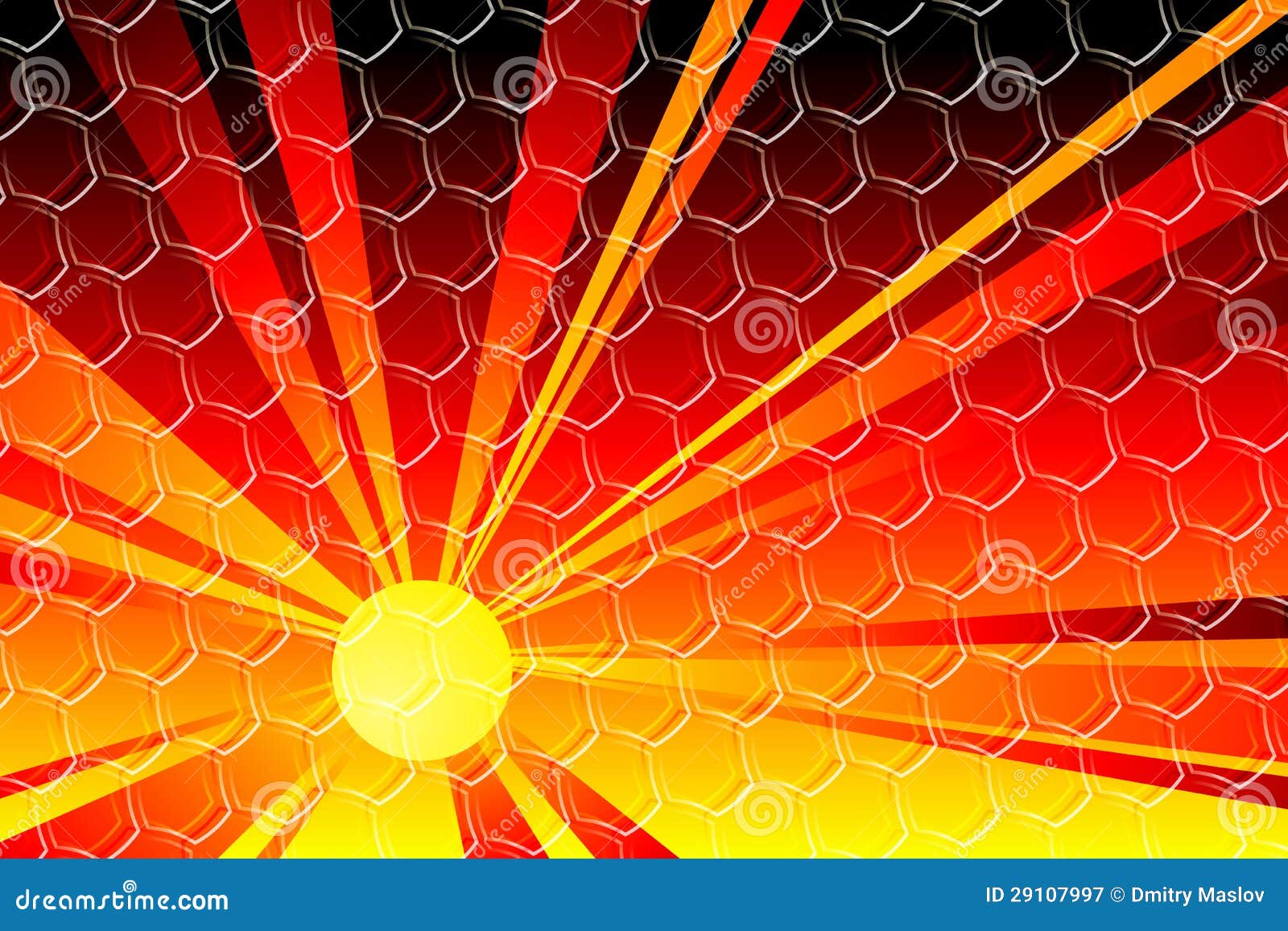 Honey Burst stock vector. Illustration of texture, abstract 29107997