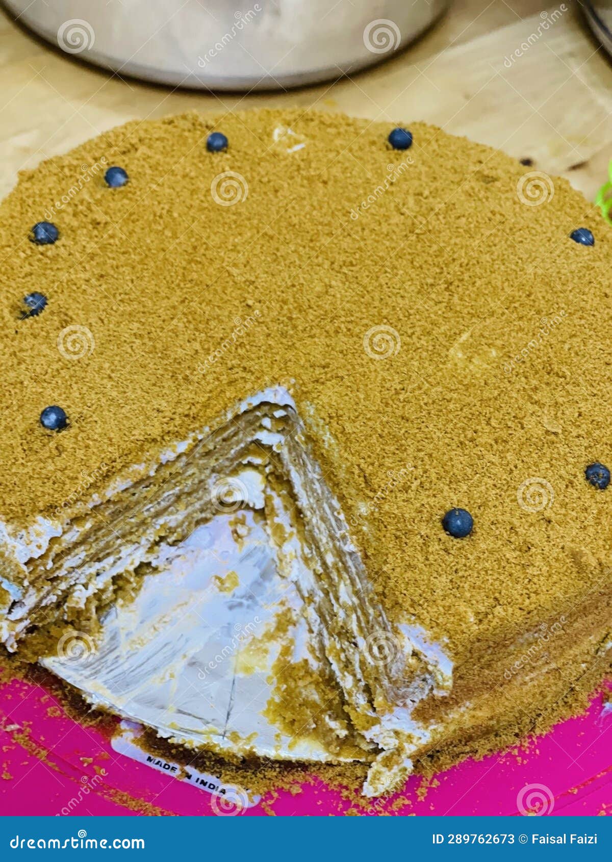 Honey cake stock image. Image of cake, tasty, honey 289762673