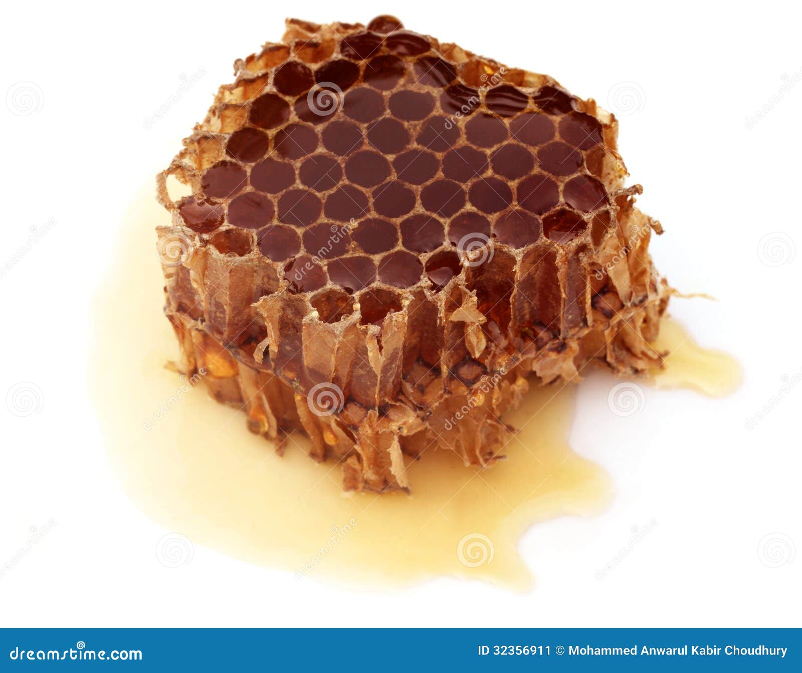 Honey Comb with honey stock image. Image of group, honey - 32356911