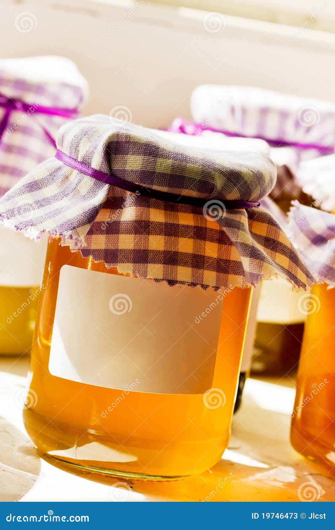 Honey in a jar stock image. Image of natural, healthy 19746473