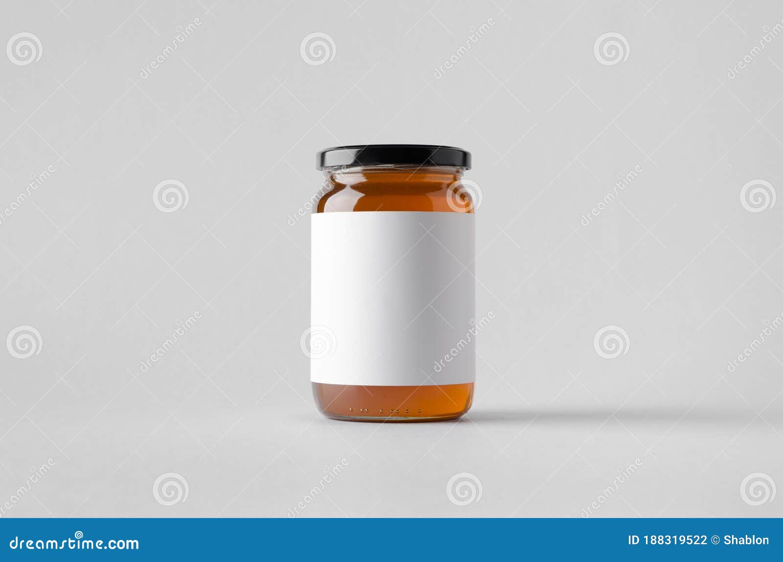 Download Honey Jar Mock-Up - Blank Label Stock Illustration - Illustration of fynbos, presentation: 188319522