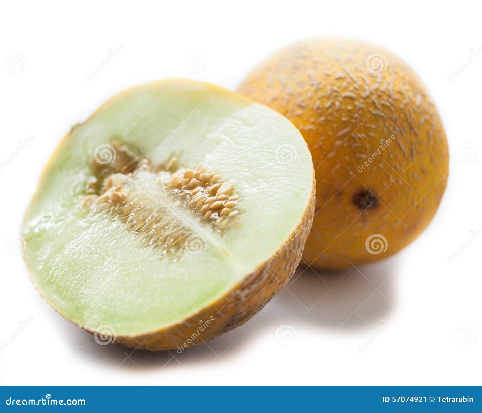 Honey Melon Isolated on White Stock Image Image of drink, climate