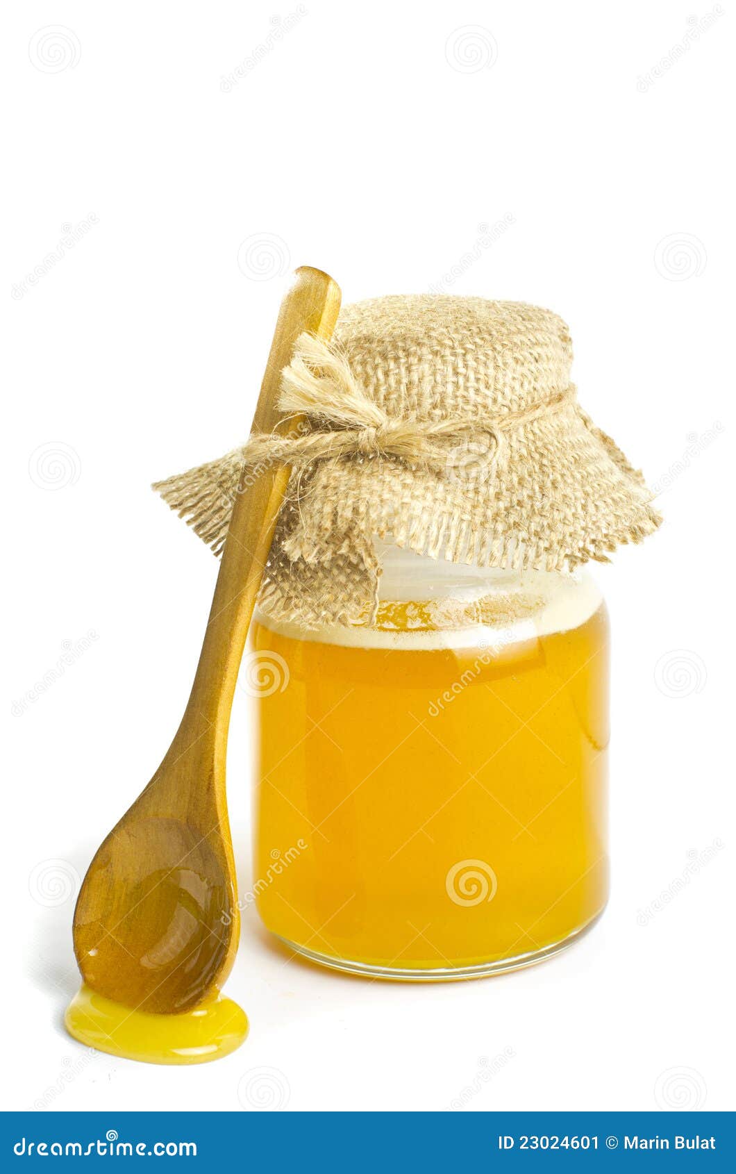 Honey pot stock image. Image of full, natural, isolated 23024601