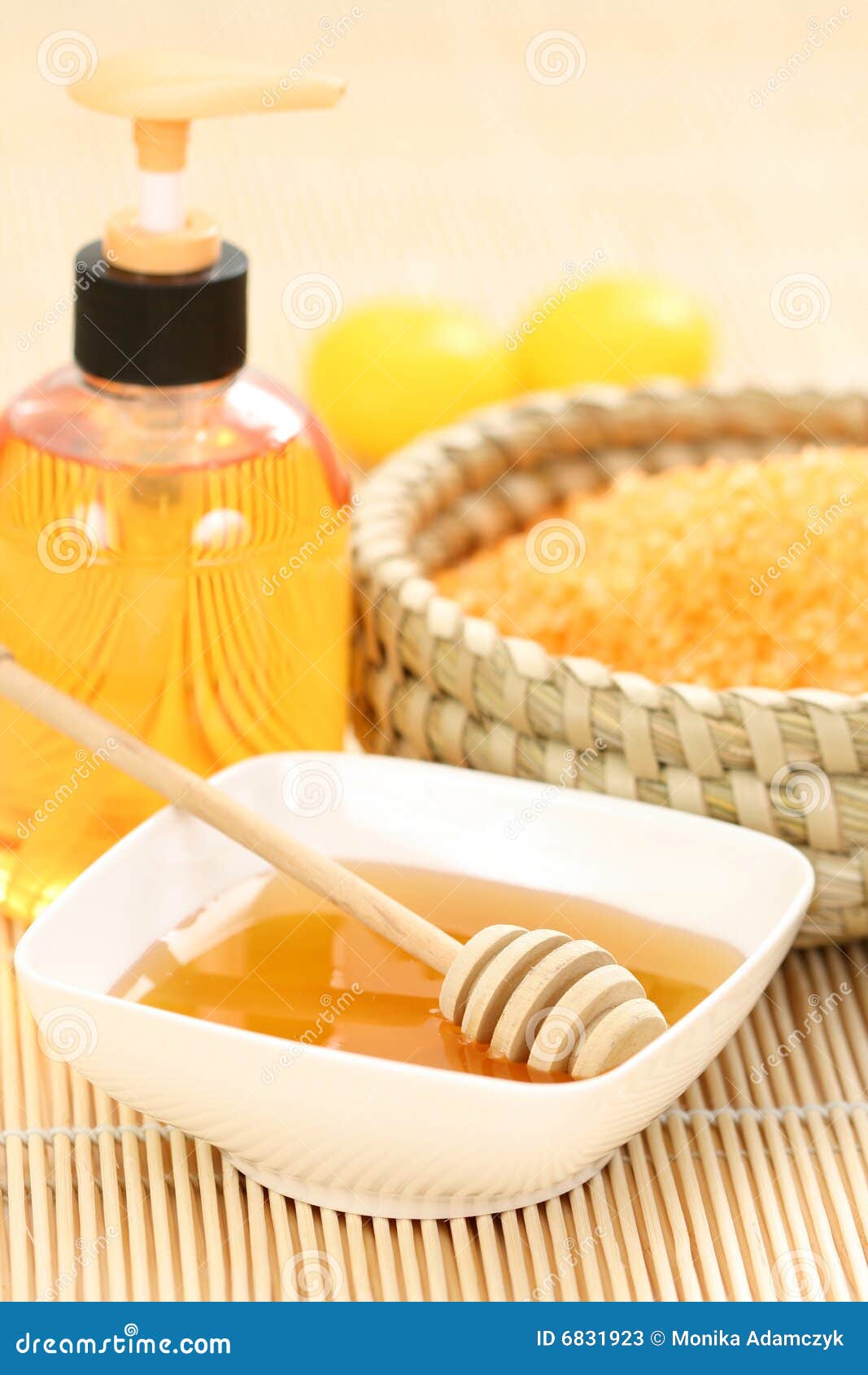 Honey spa stock image. Image of care, bath, beauty, natural 6831923