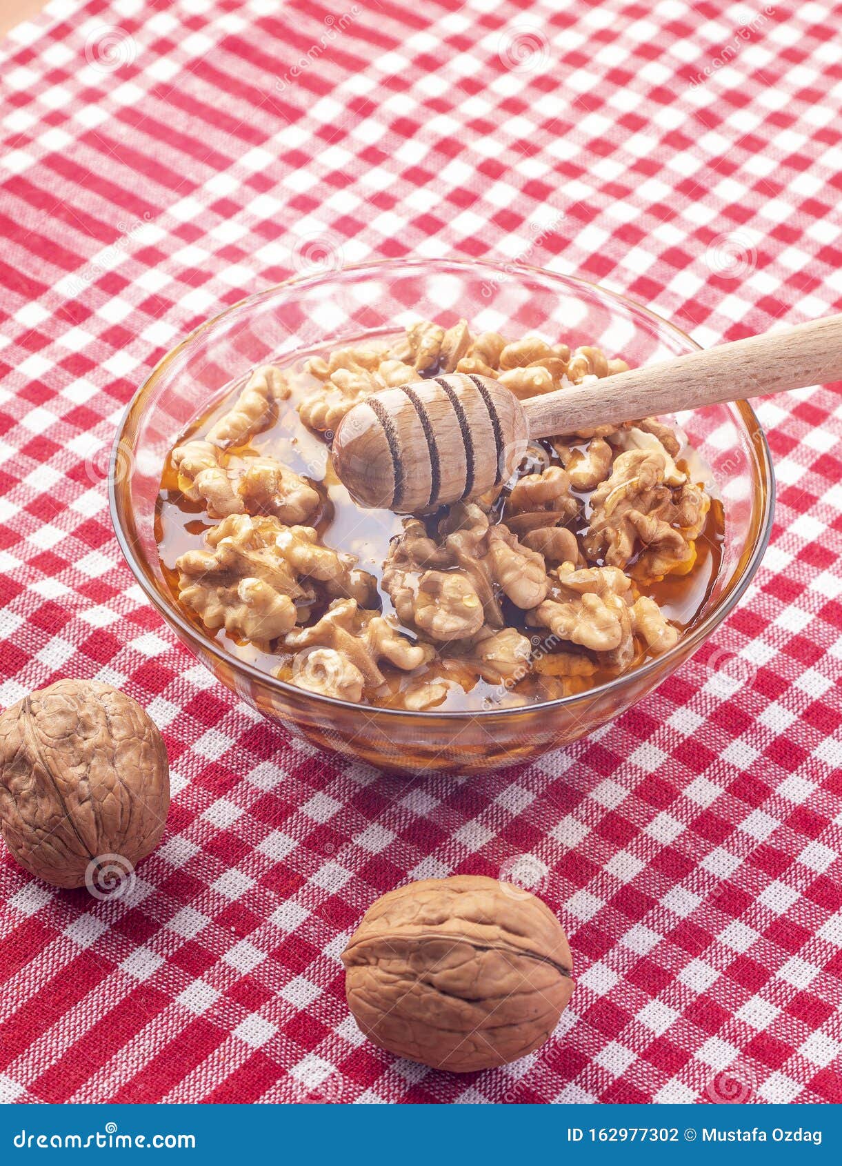 Honey and walnut stock photo. Image of dessert, spoon 162977302