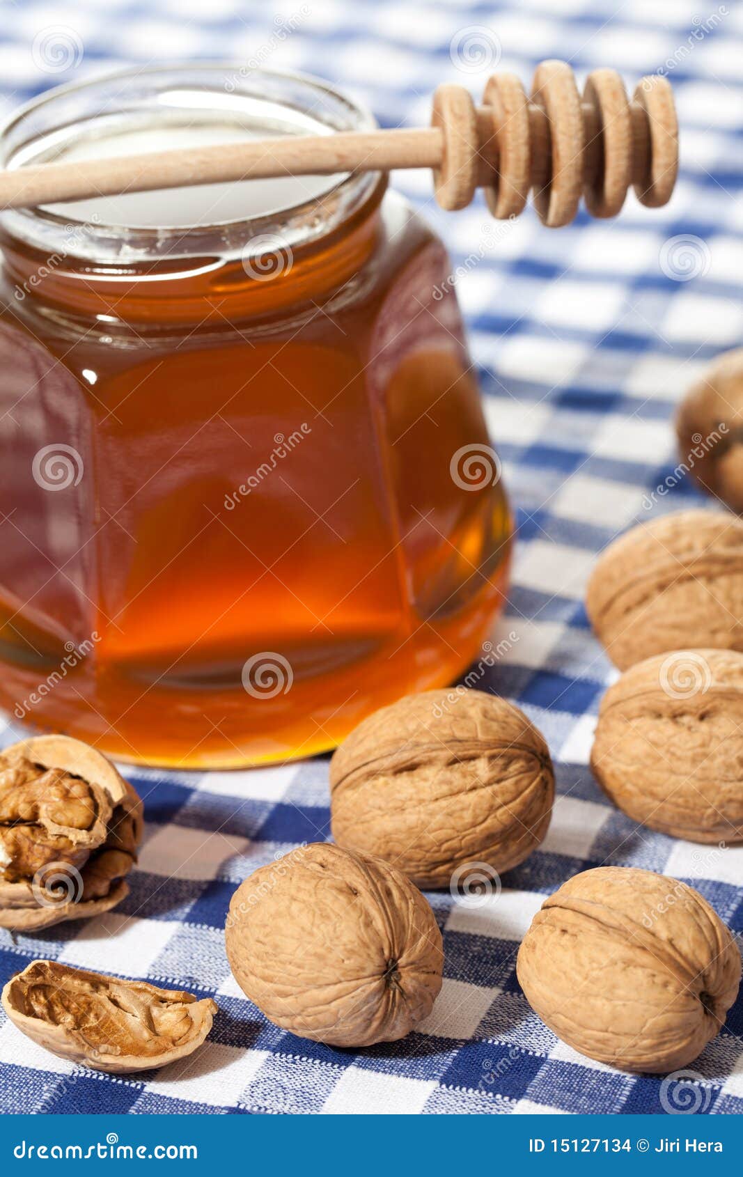 Honey and walnuts stock photo. Image of cake, food, gooey 15127134