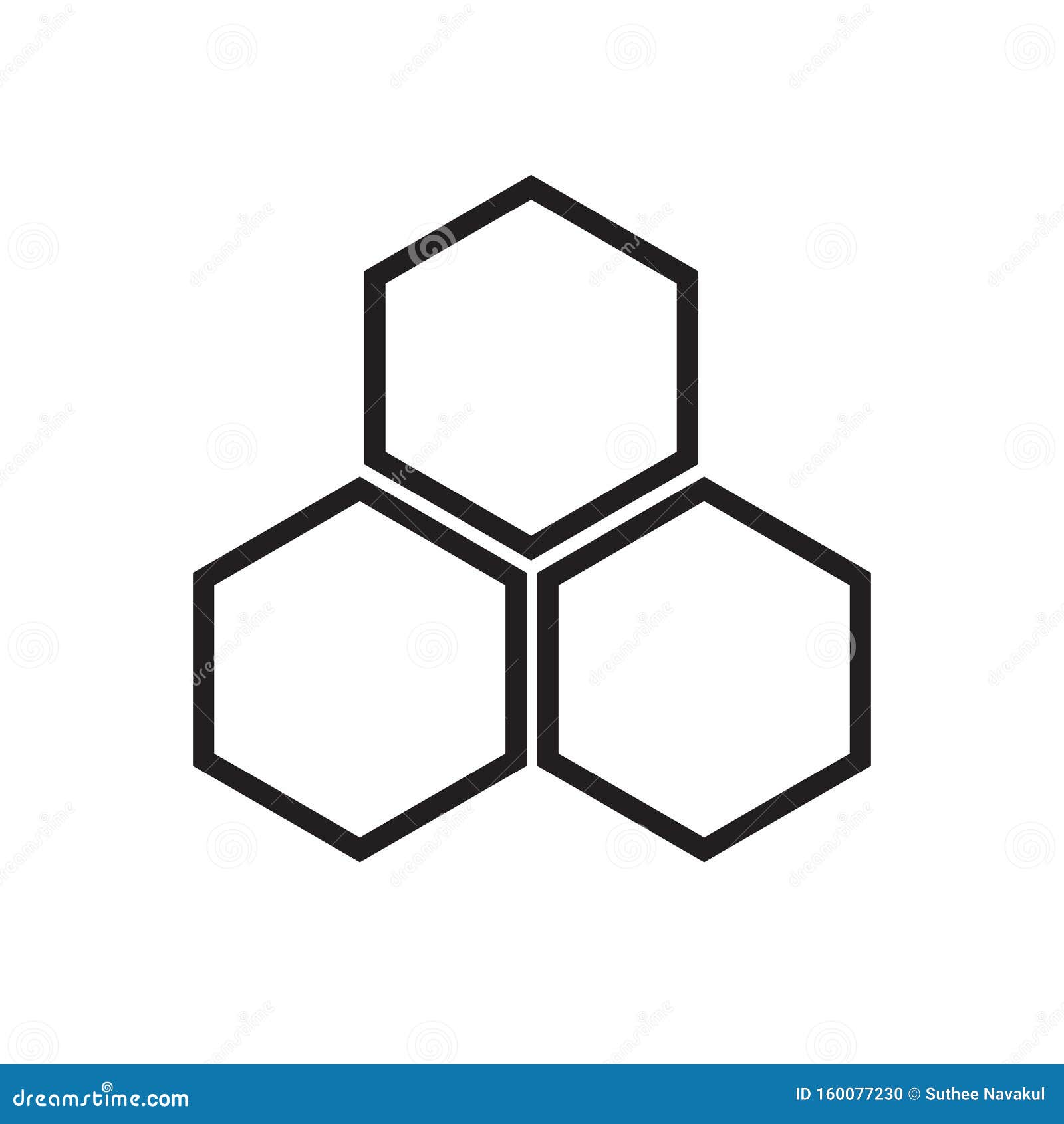 honeycomb icon on white background. flat style. honeycomb icon for your web site , logo, app, ui. honeycomb logo. honeycomb
