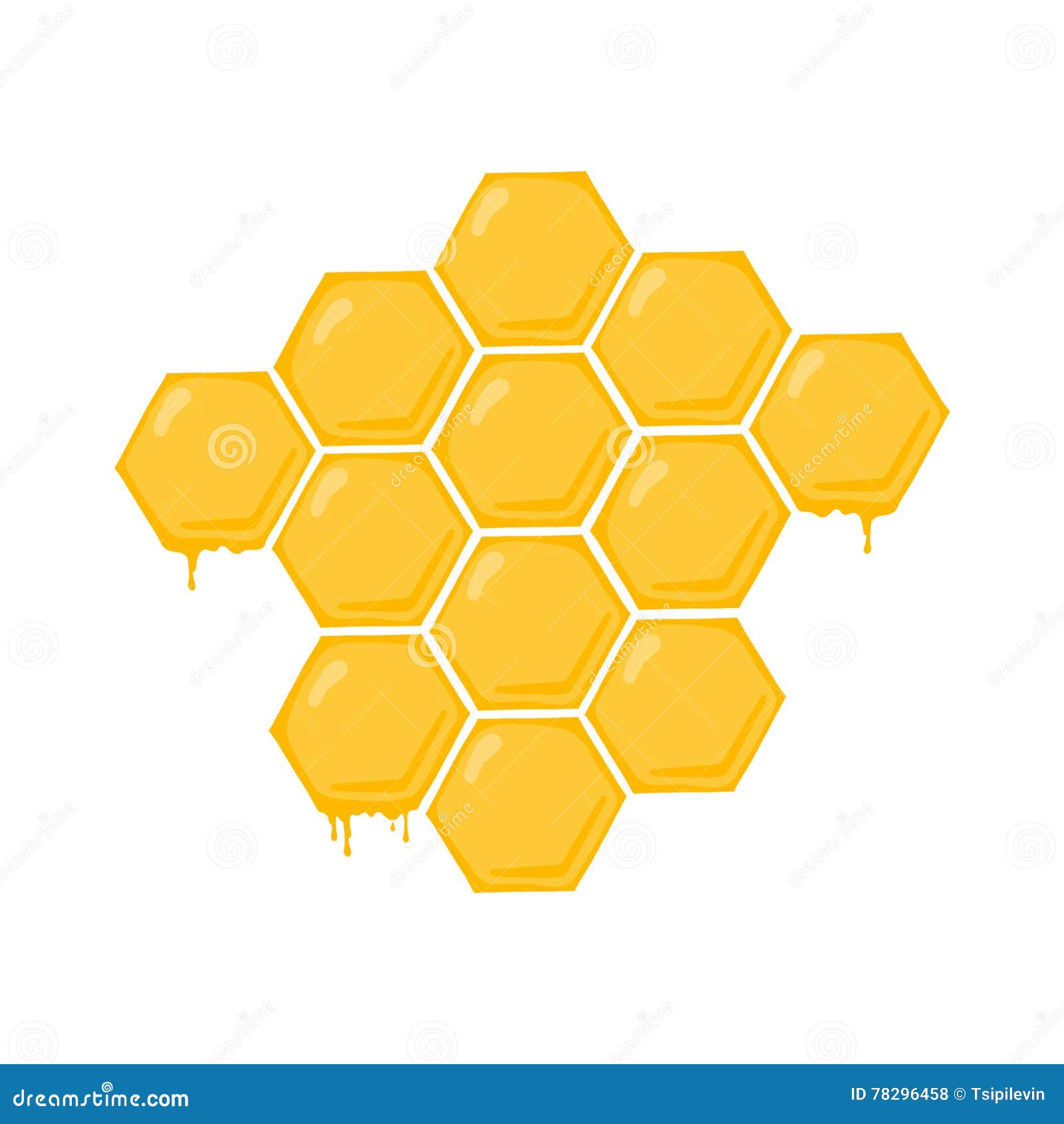 honeycomb drawing