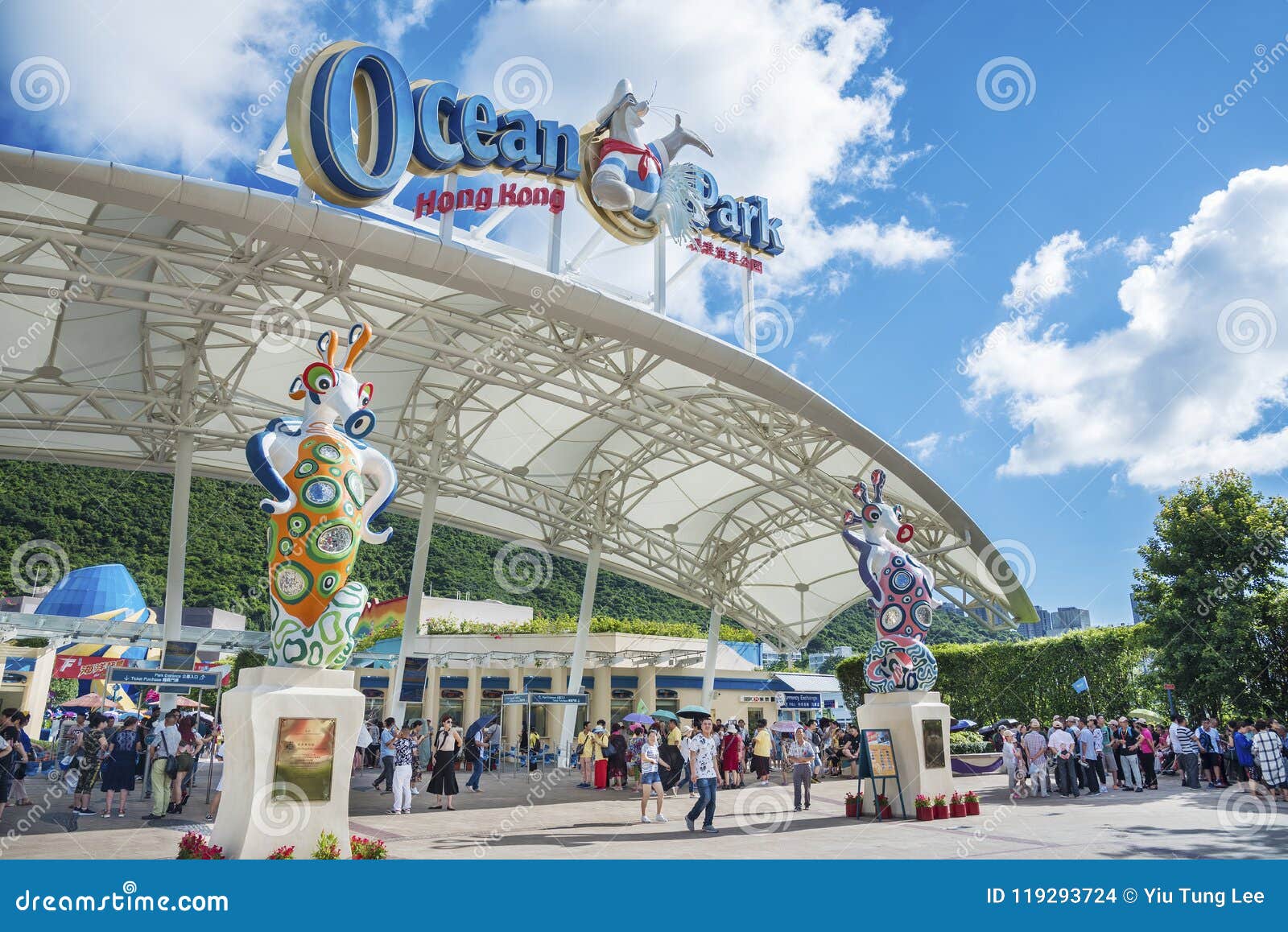 Ocean Park, Hongkong editorial stock image. Image of zoology - 119293724