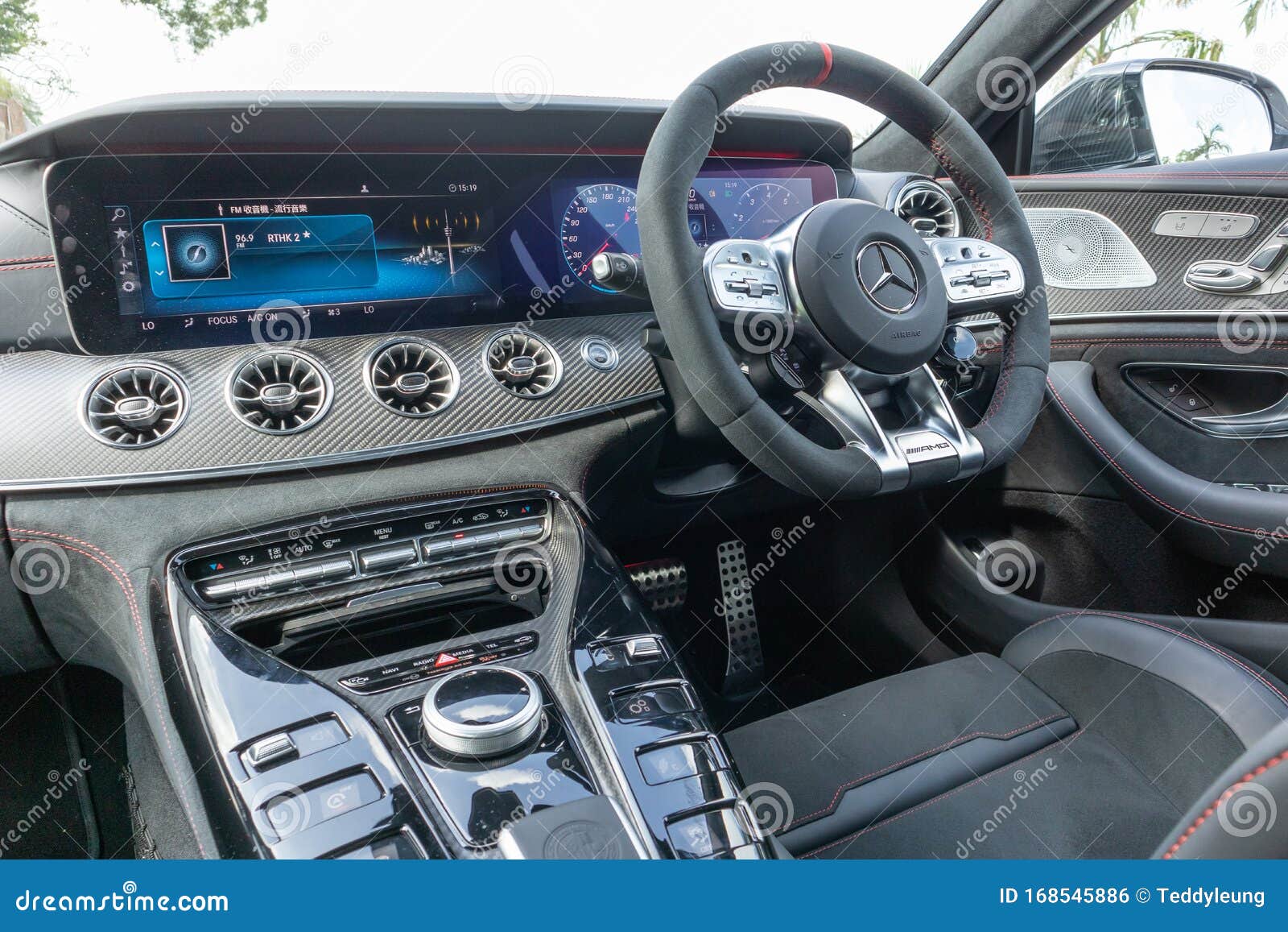 Mercedes Amg Gt 4 Door Interior Editorial Photo Image Of Sport Speed