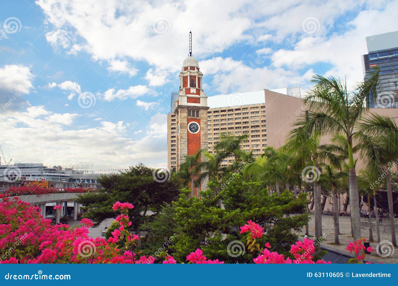 Hong Kong Clock Tower stock image. Image of pier, salisbury 63110605