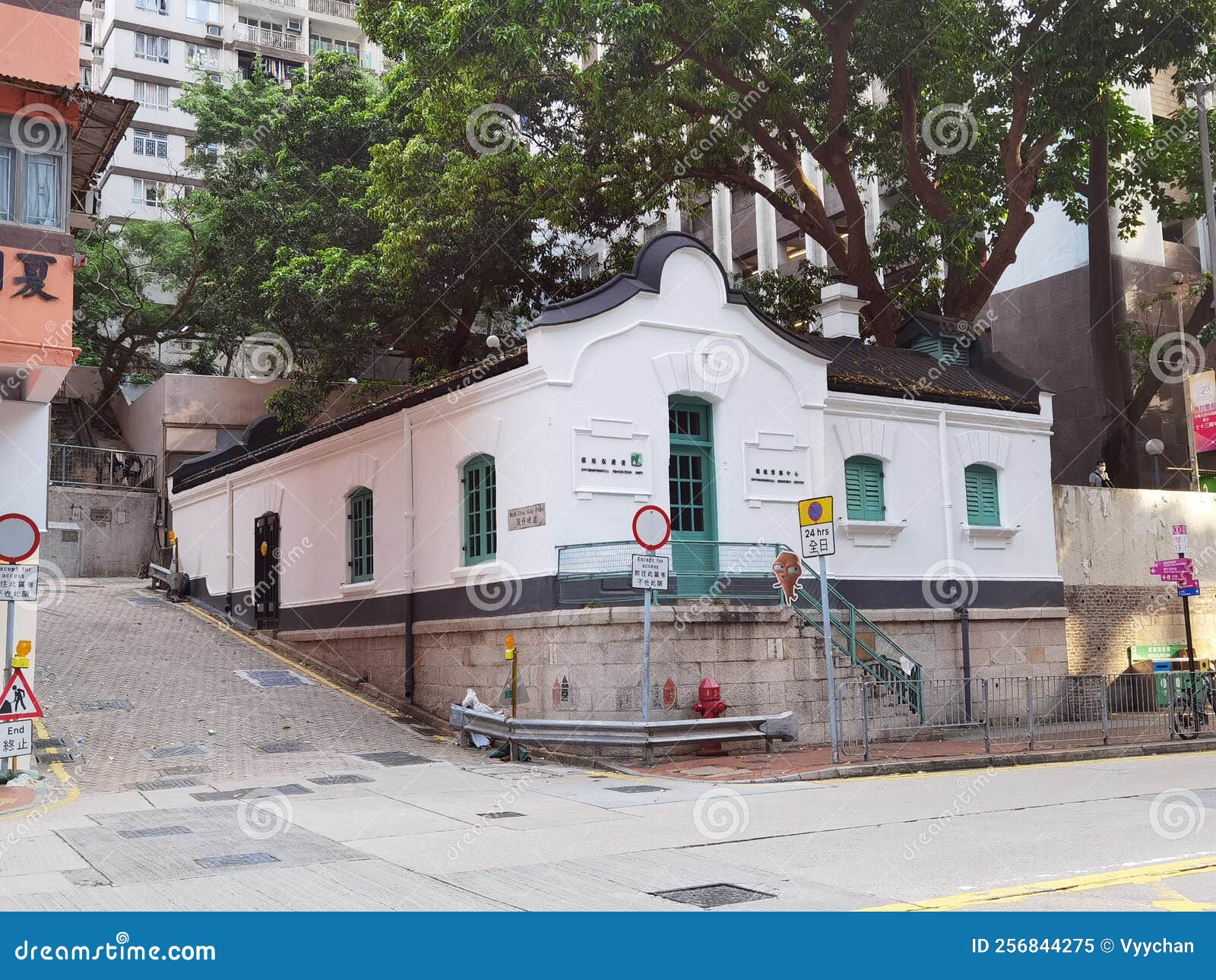 Hong Kong Colonial Architecture Heritage Old Wanchai Post Office