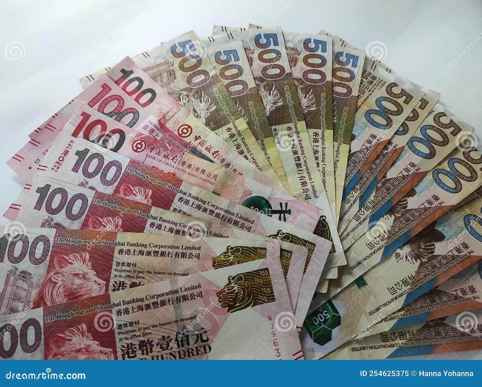 Hong Kong 100 500 Dollar Banknote On White Background Stock Image 5-hong-kong-dollars-coin-it-s-value-youtube