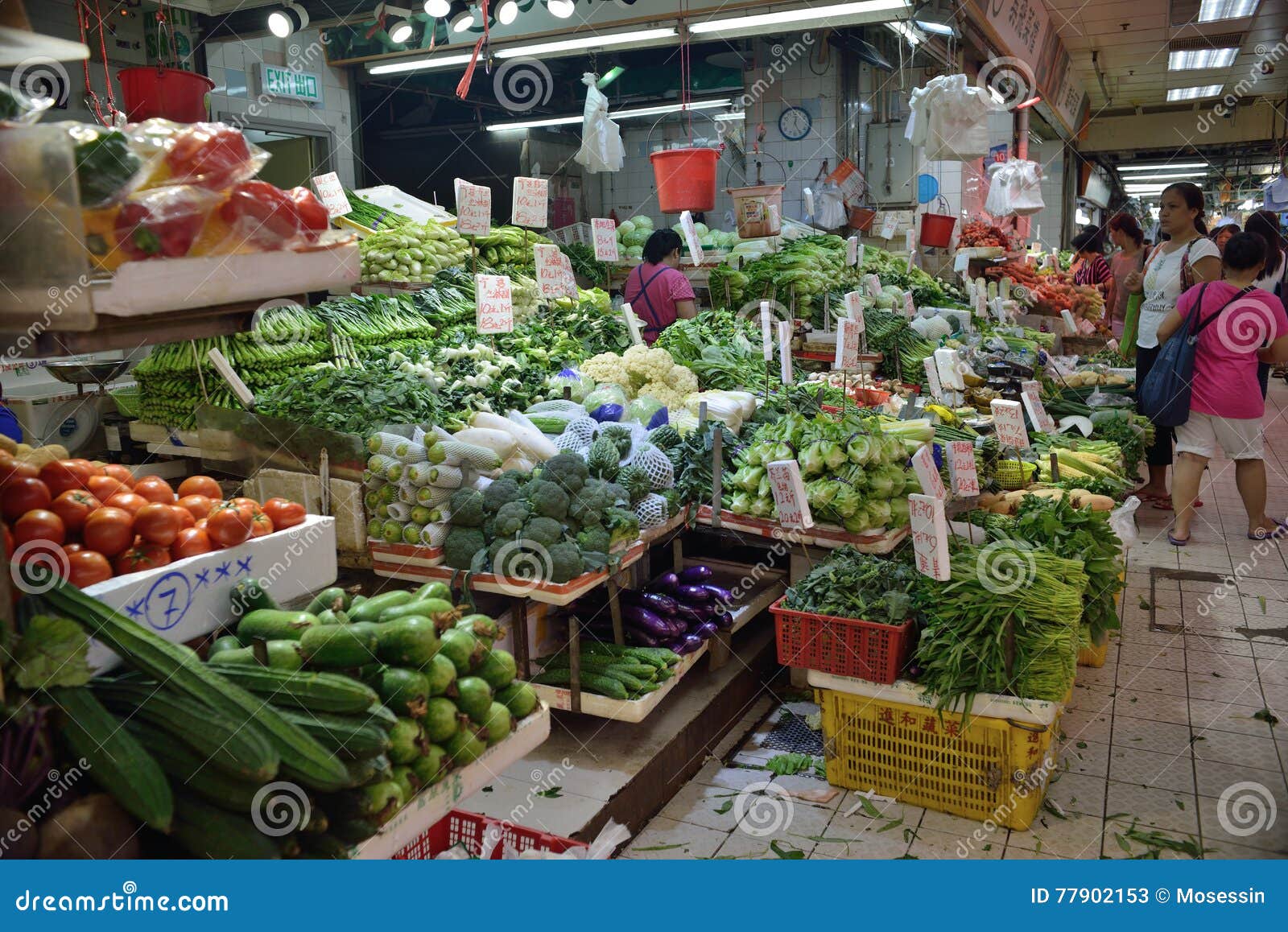 Hong Kong food market editorial stock photo. Image of view - 77902153