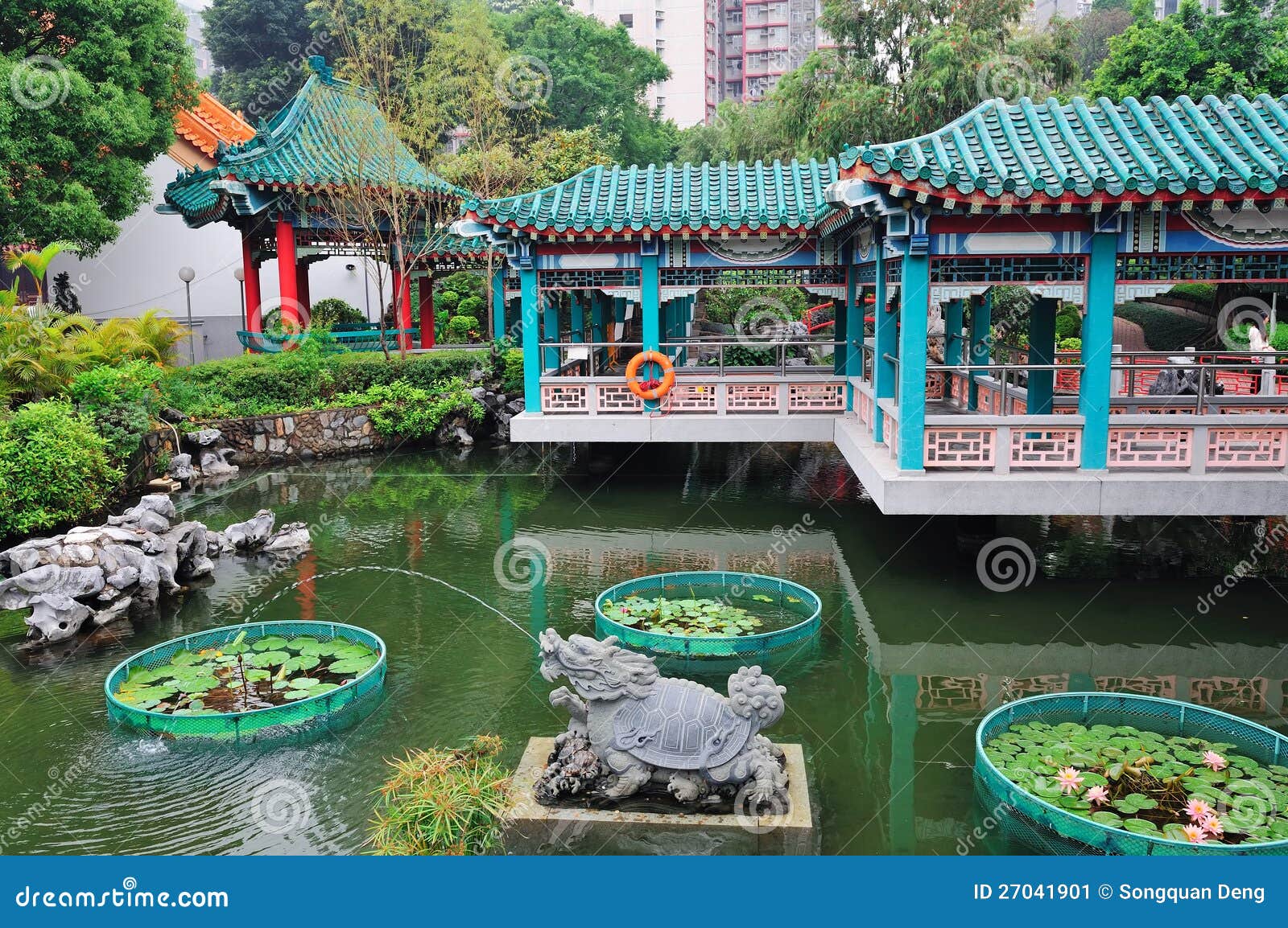 Hong Kong garden stock image. Image of asia, view, oriental - 27041901
