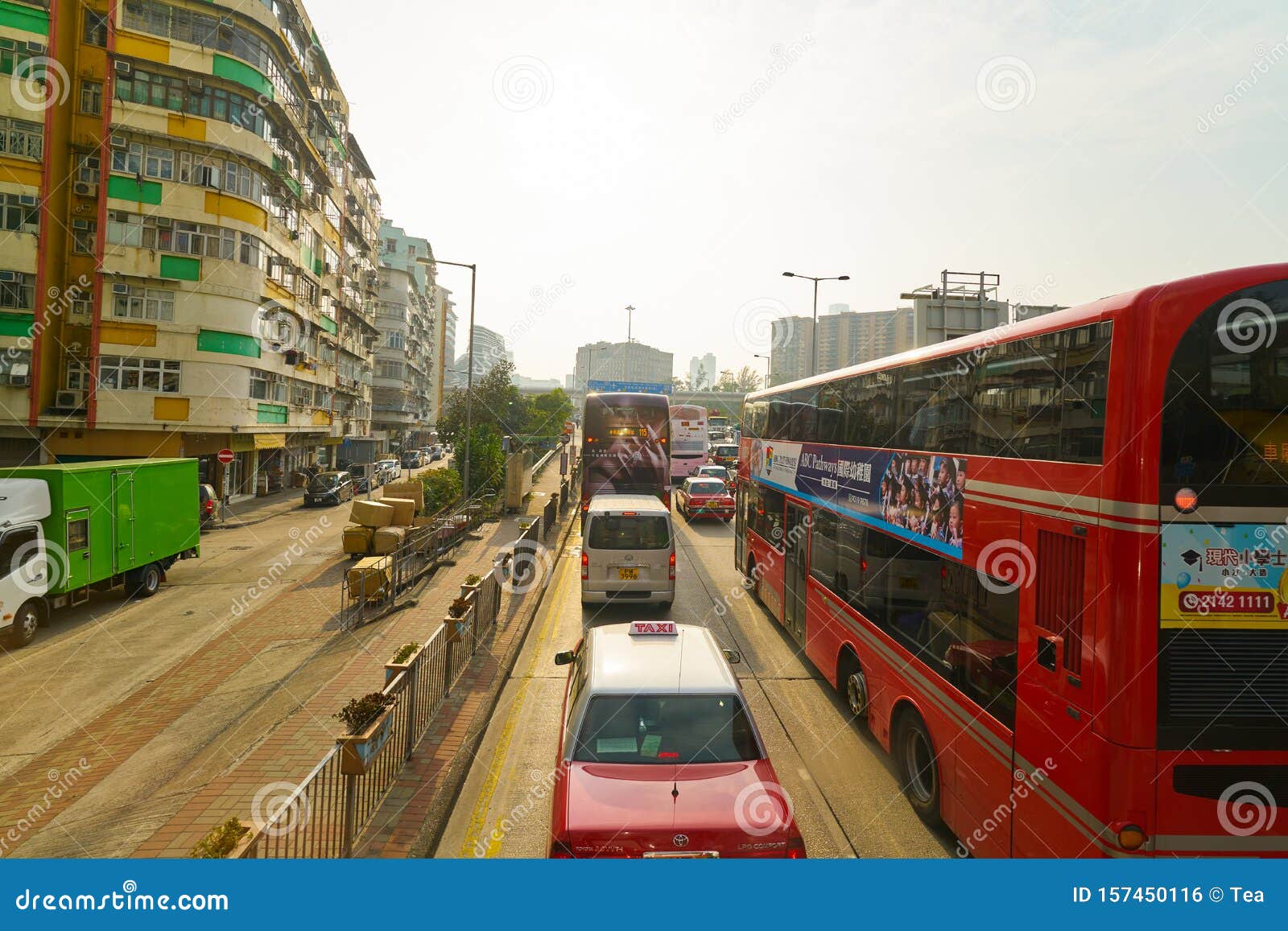 Hong Kong Editorial Photo Image Of City Doubledecker 157450116