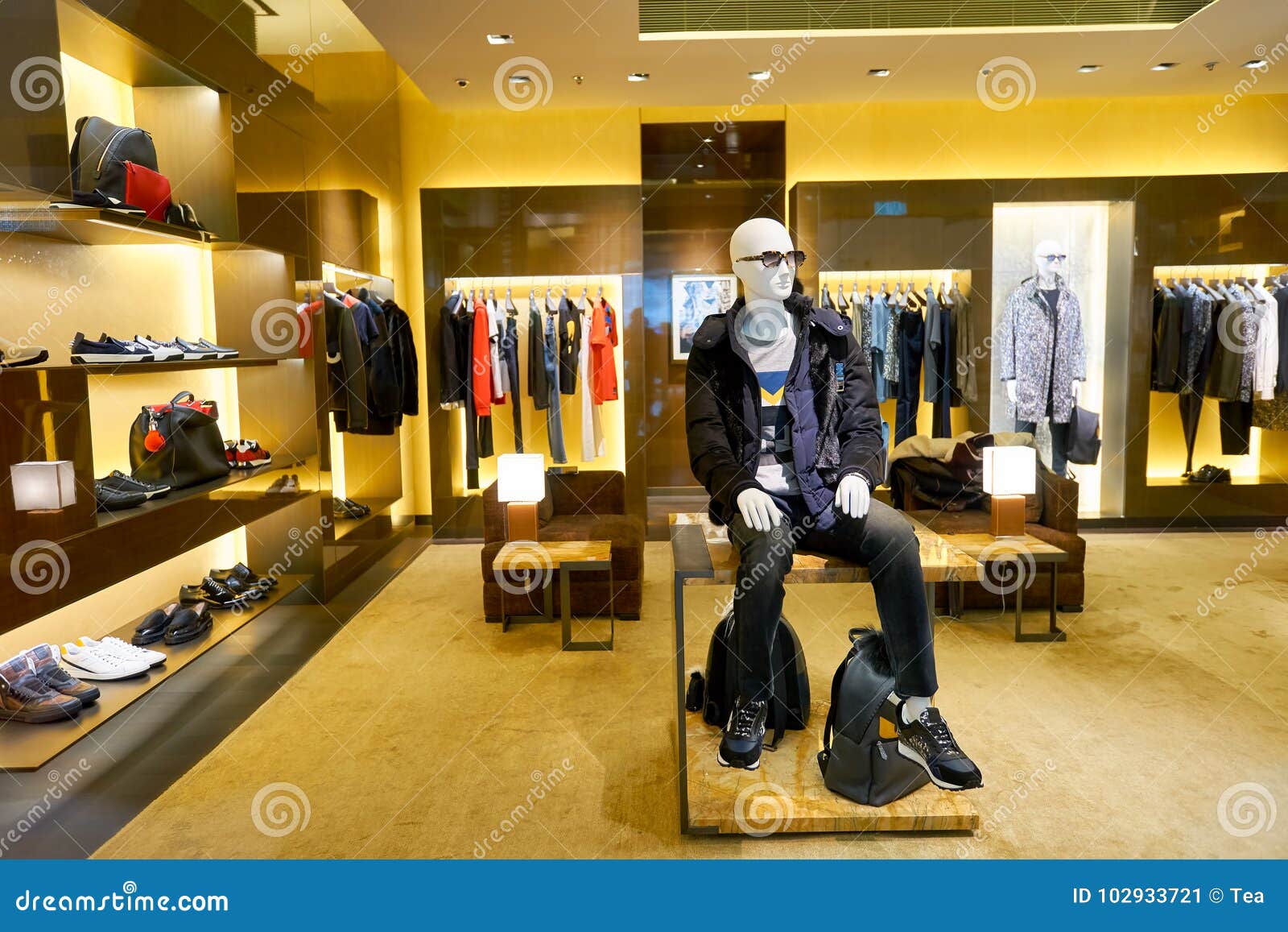 Fendi Fashion Luxury Store In Paris People Passing France Stock