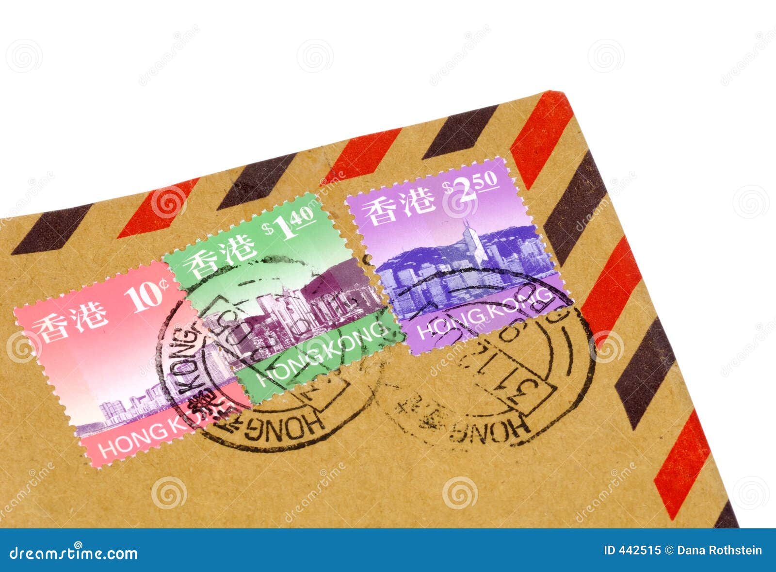 Hong Kong Postage editorial image. Image of airmail, postmark - 442515