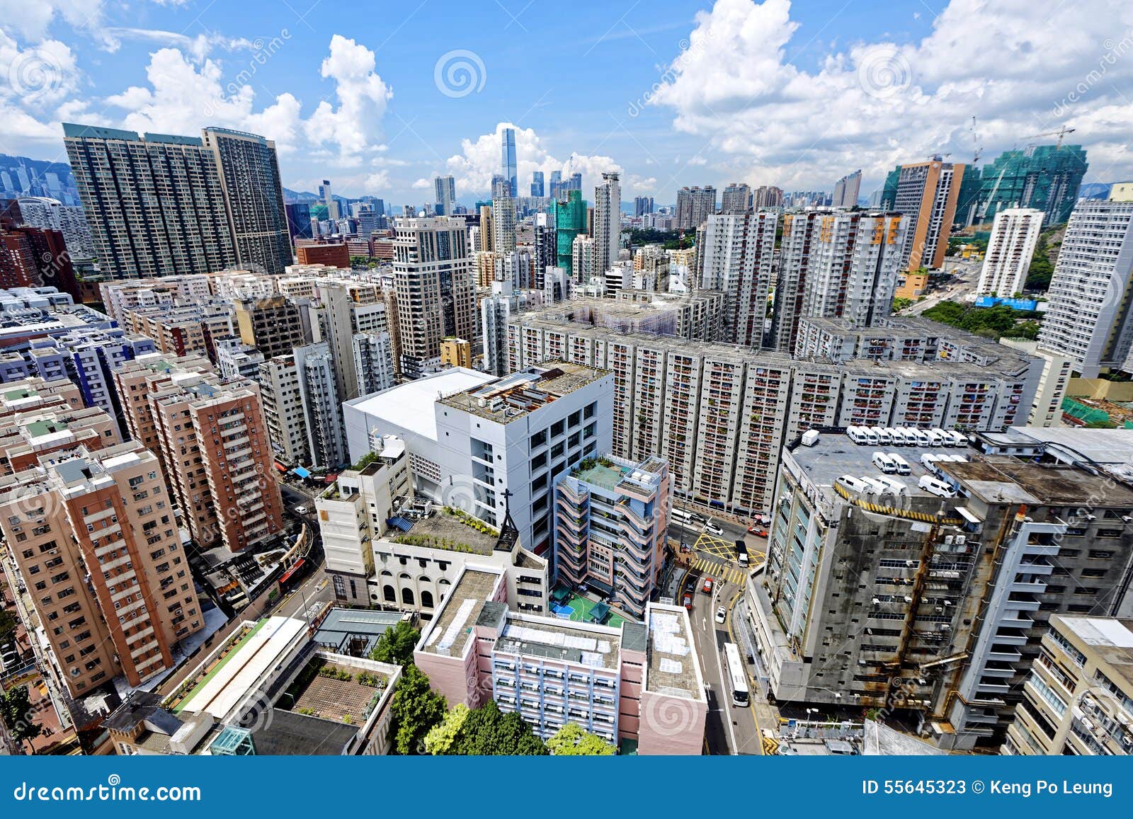 Hong Kong Urban downtown stock image. Image of green - 55645323