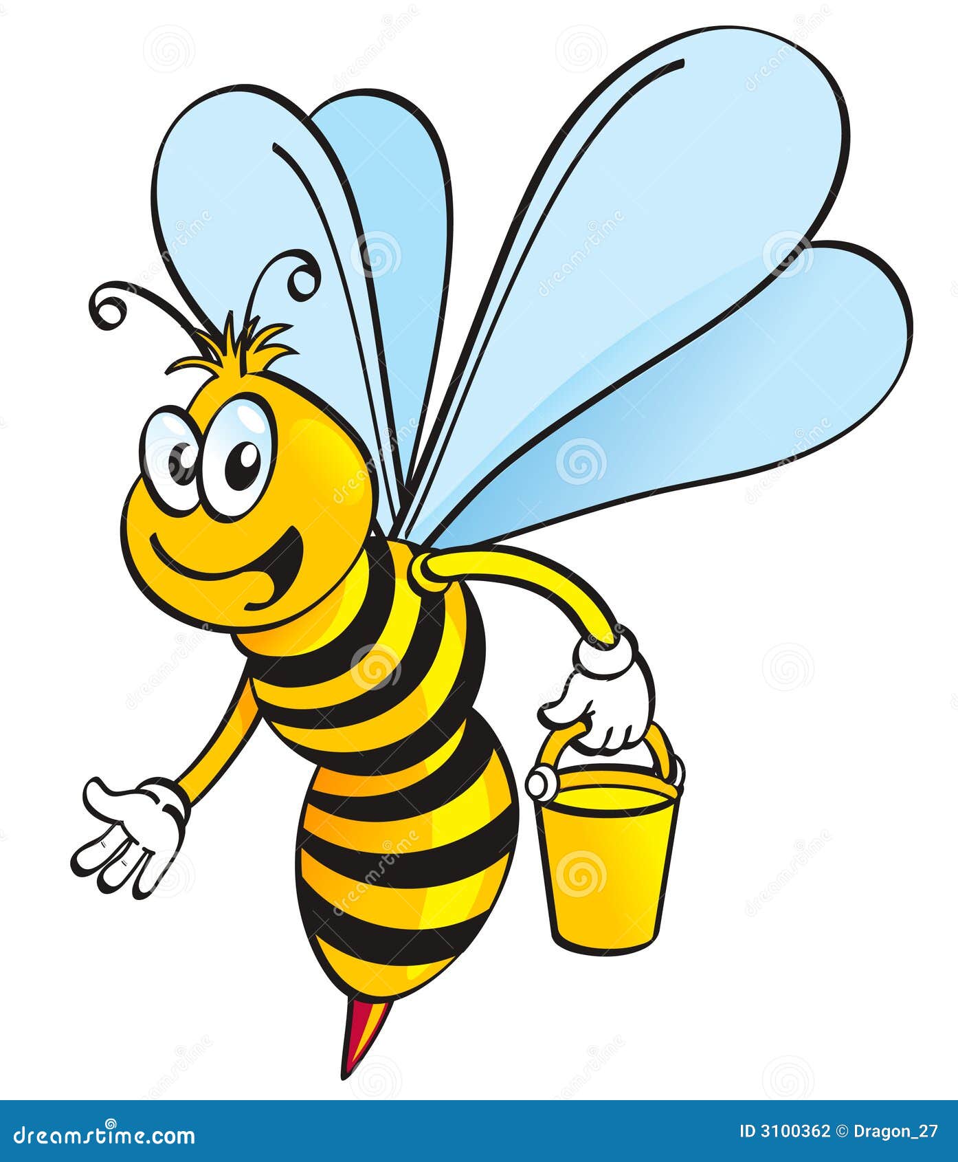 Biene Kochschürze Honig-Bienen-kindische Karikatur Waschbar Farbfest 