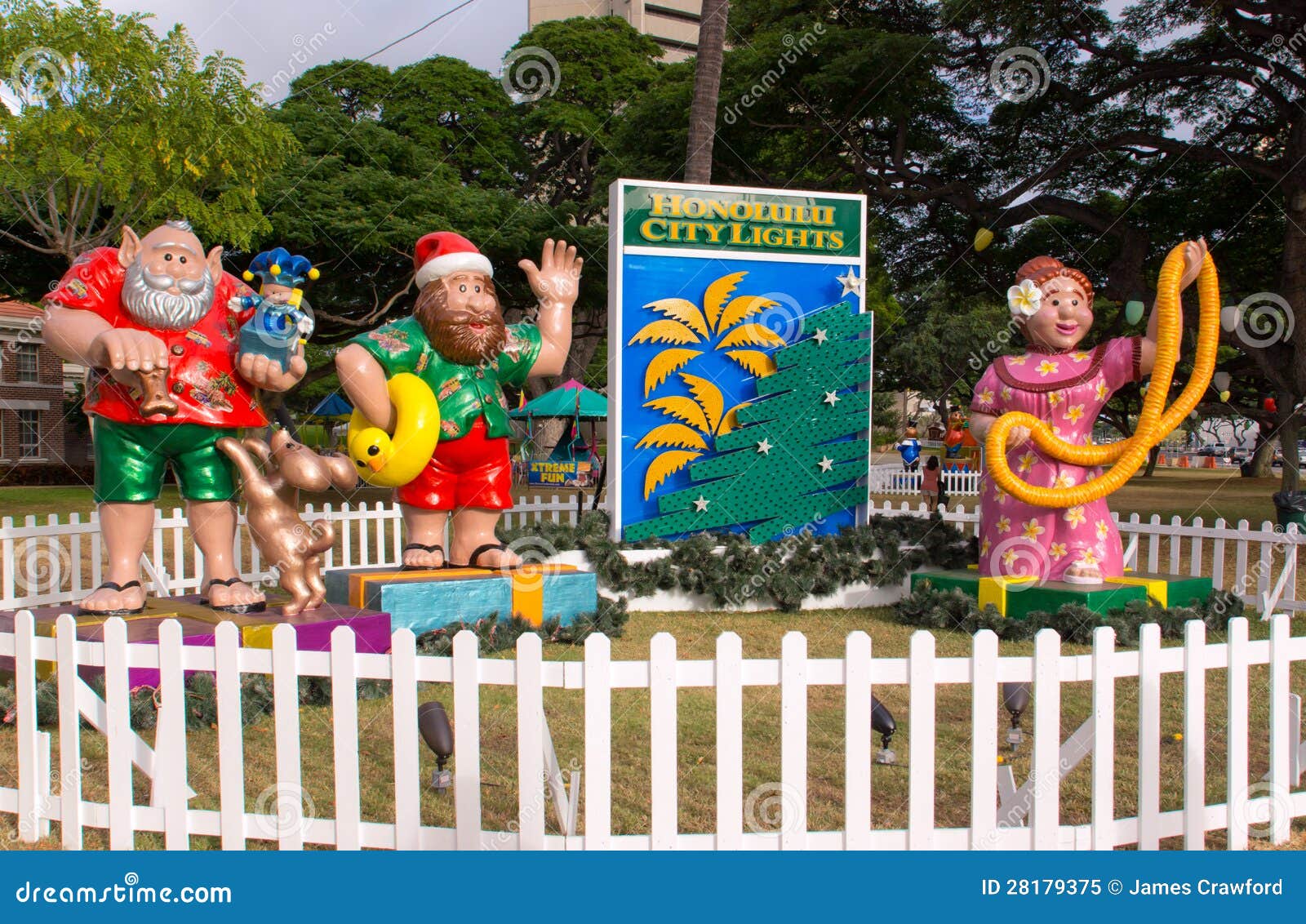 Honolulu city lights editorial image. Image of hawaiian 28179375