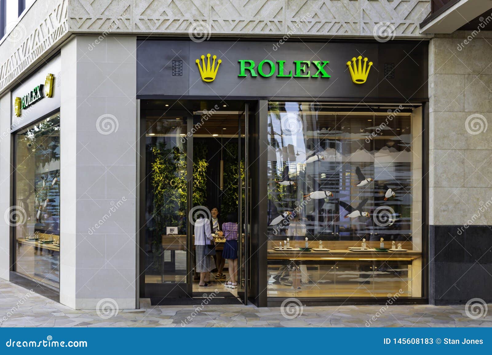 rolex boutique luxury swiss