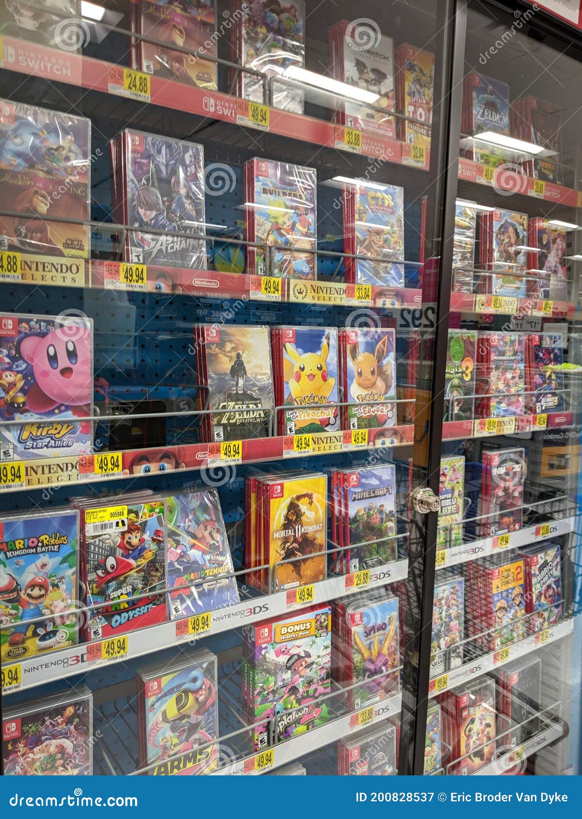 Nintendo Switch Games On Display At Walmart Editorial Photography Image Of Kong Games 200828537