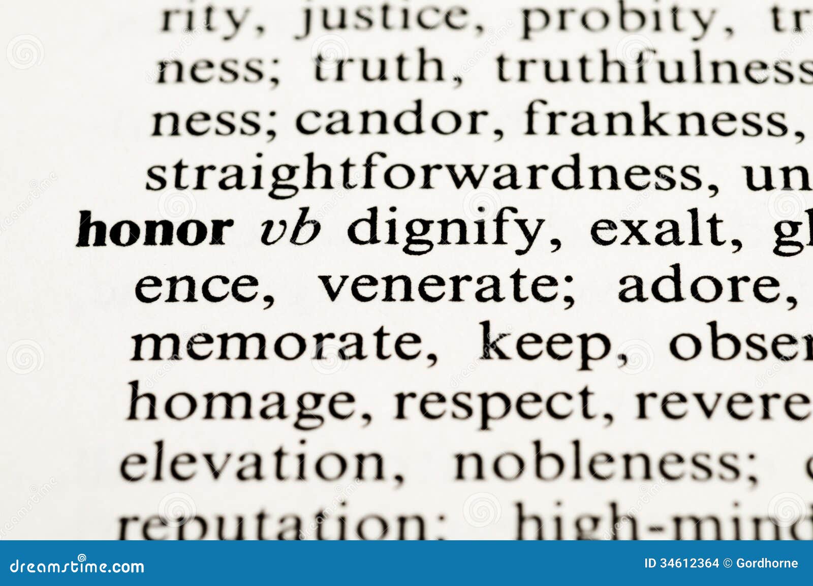 Honor stock photo. Image of adore, exalt, selective, honor 34612364