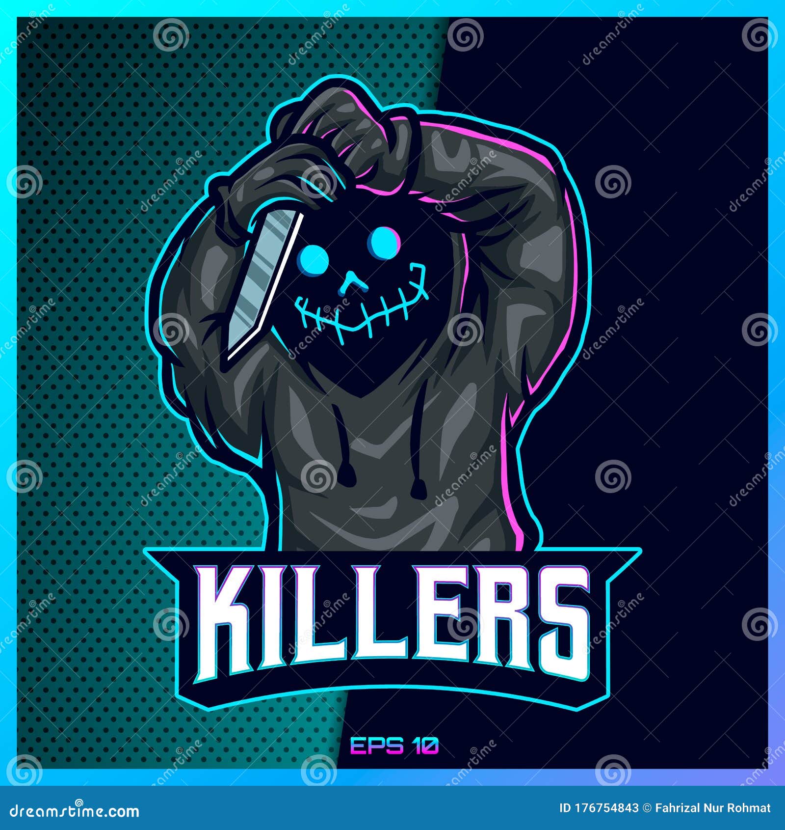 Reaper gaming logo Royalty Free Vector Image - VectorStock