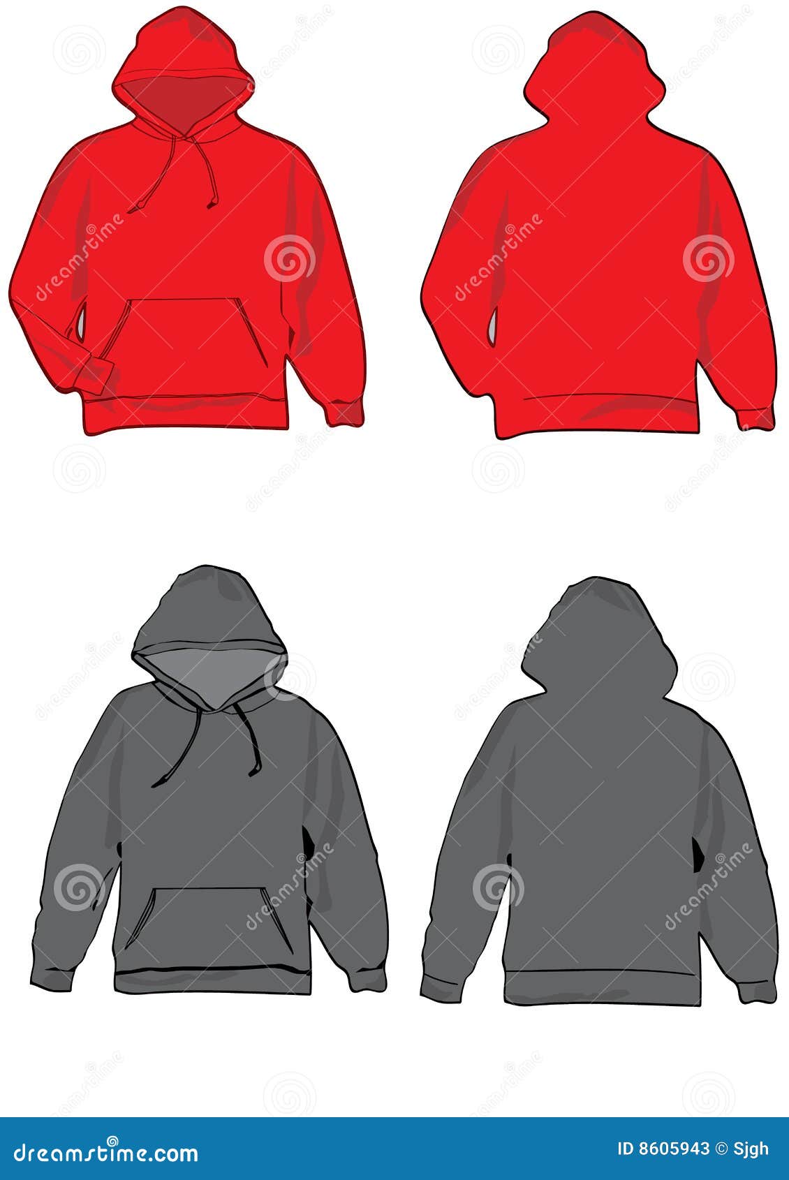Hooded sweat shirt stock vector. Illustration of neat 8605943