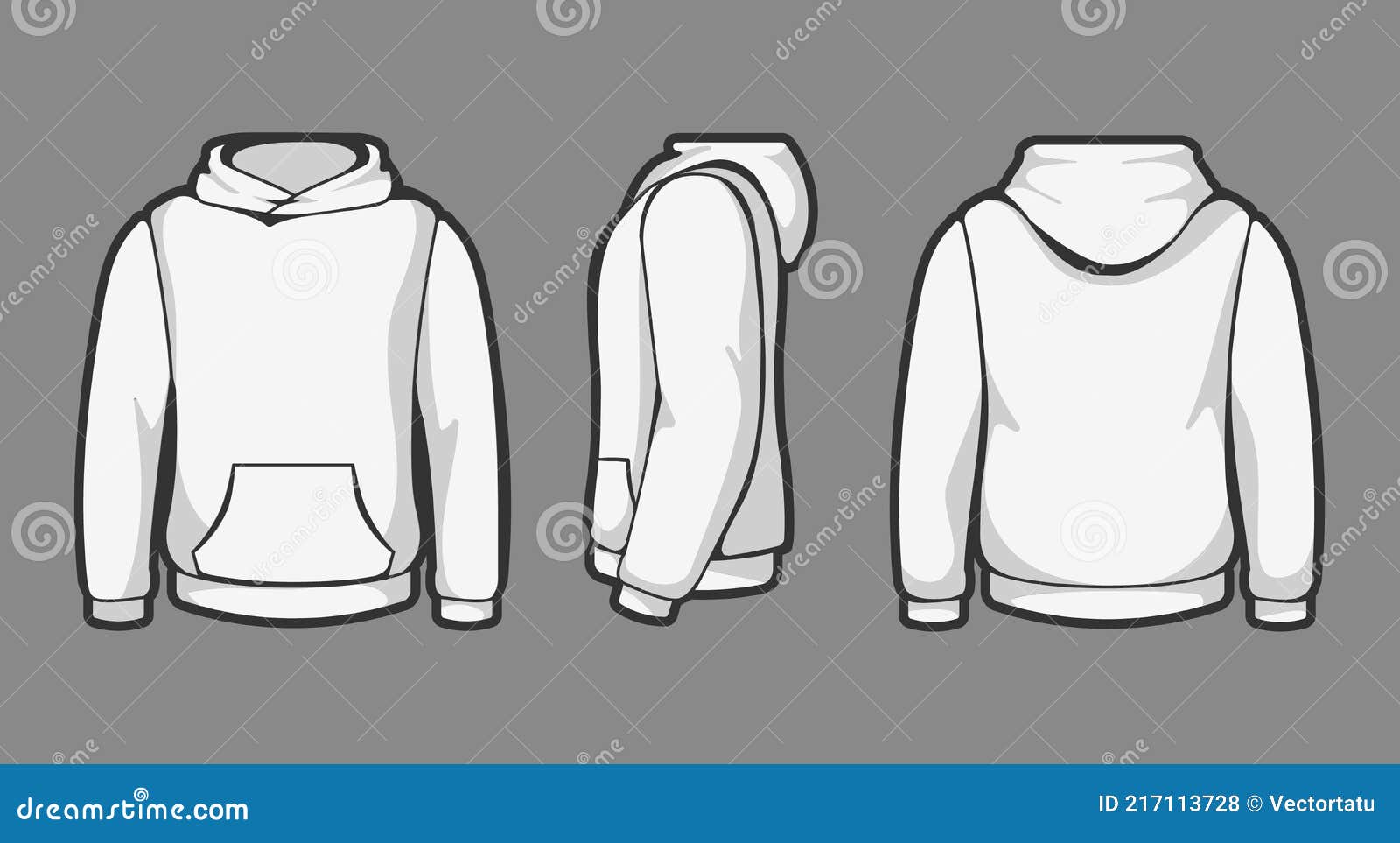 Premium Vector  Hoodie oversized vector hoodie oversized in a sketch style  trainers template outline vector illustration