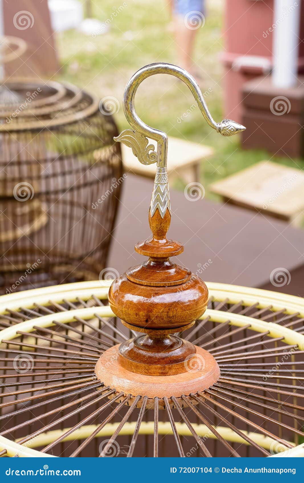 Hook bird cage stock photo. Image of wood, nature, cages 72007104