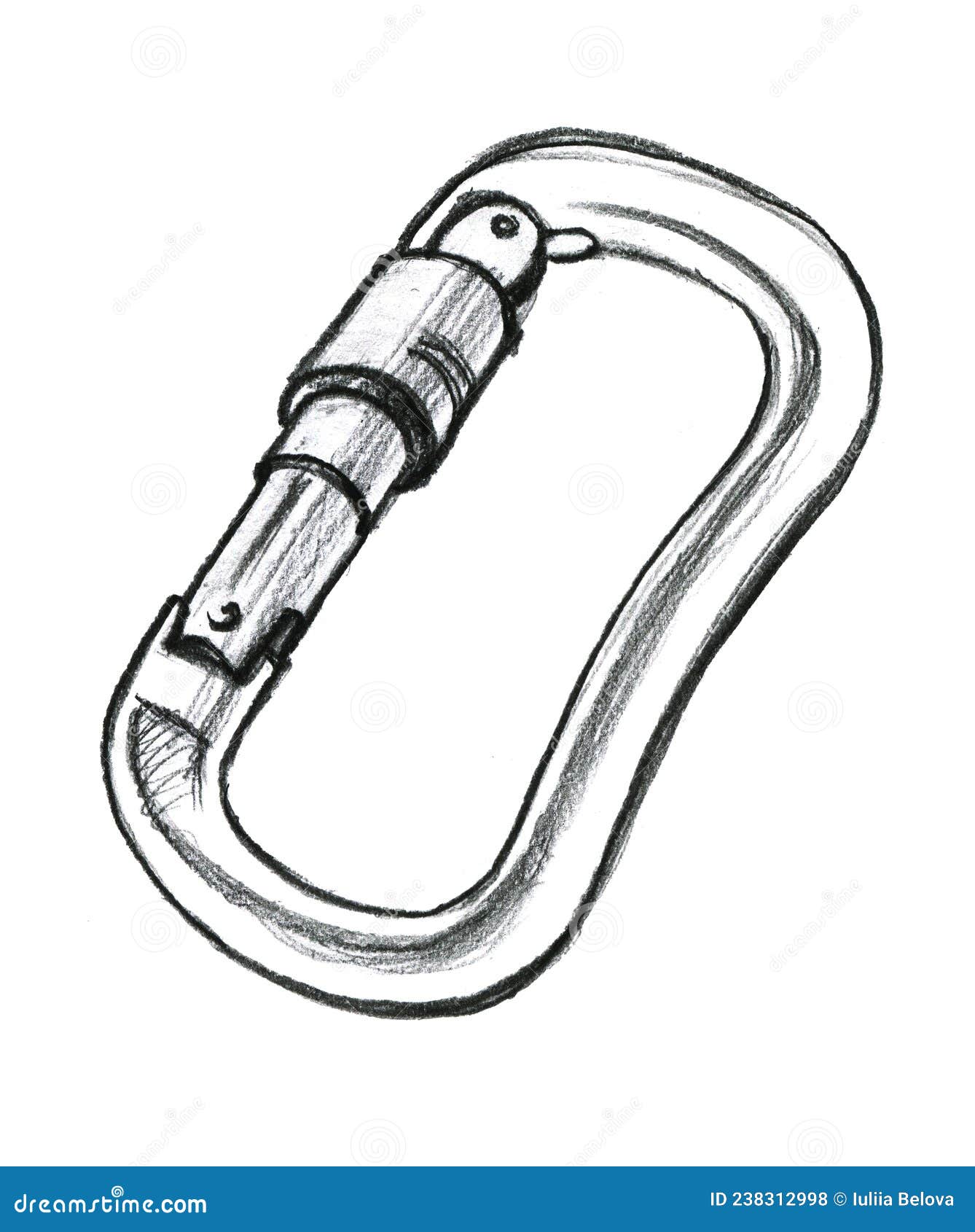 How to Draw Carabiner  YouTube