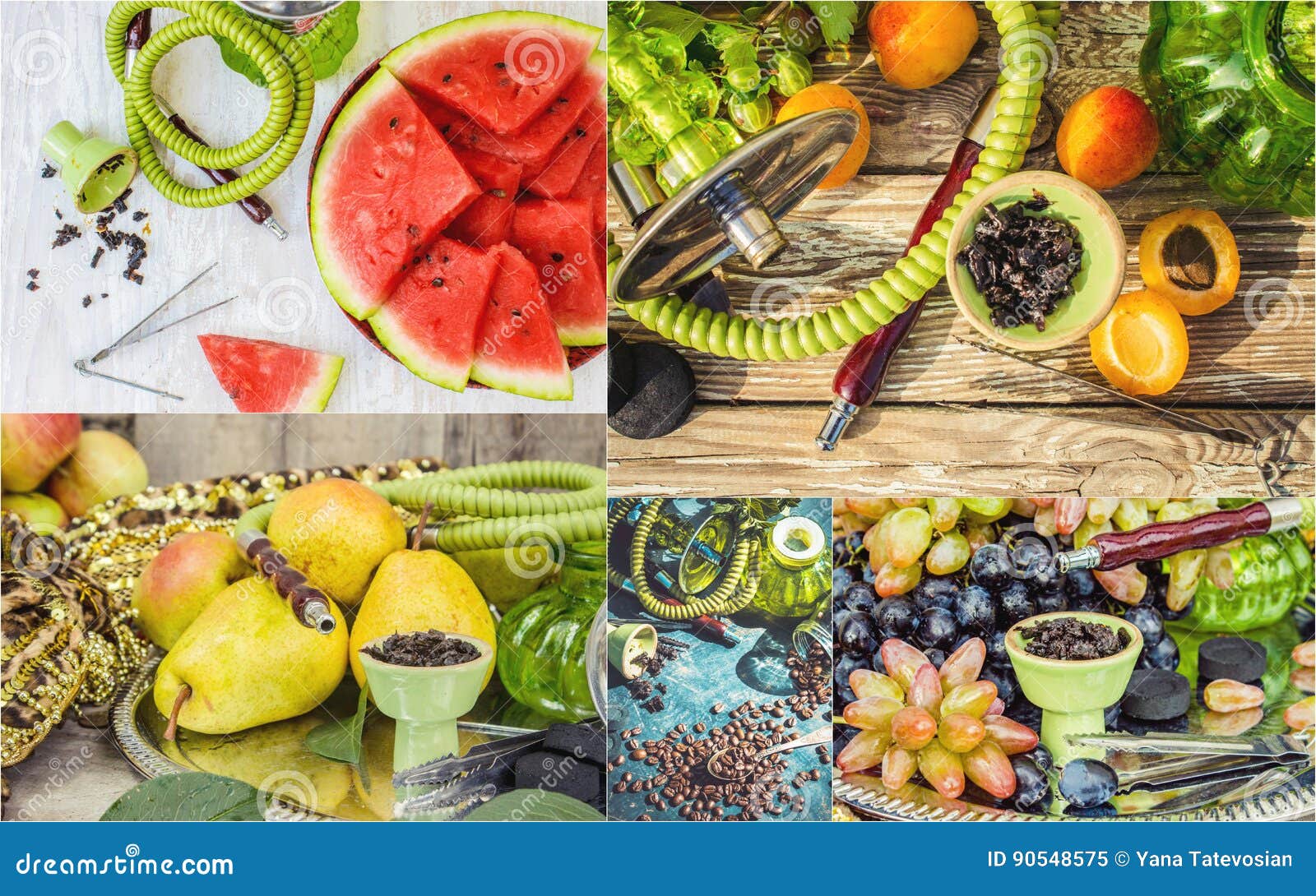 Hookah and Flavored Tobacco. Smoking Stock Image Image of aroma