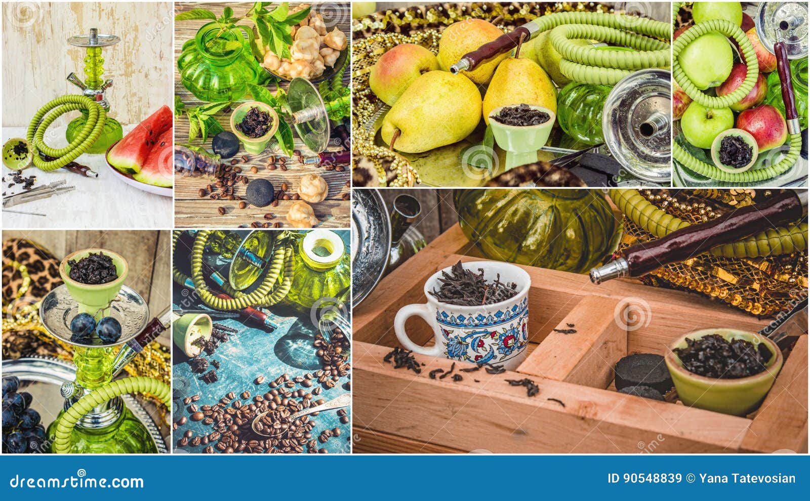 Hookah and Flavored Tobacco. Smoking Stock Image Image of fruit