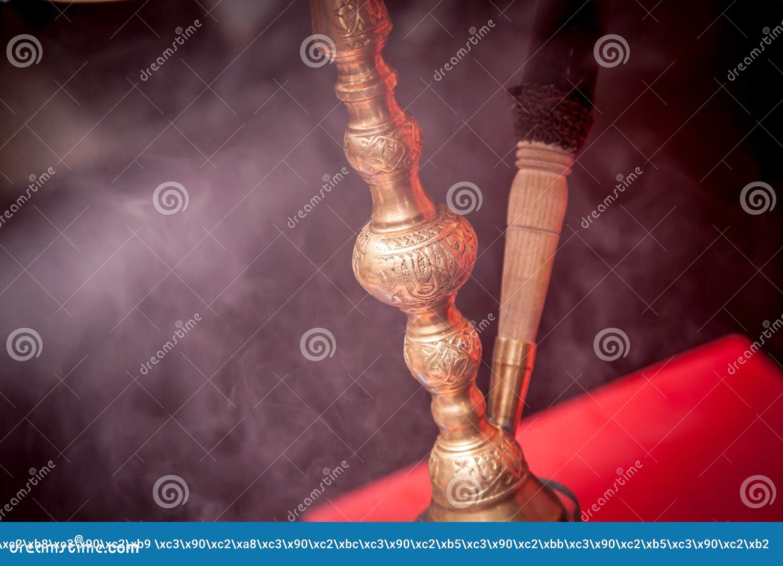 Hookah Hot Coals for Smoking and Leisure in Natural Lighting Stock