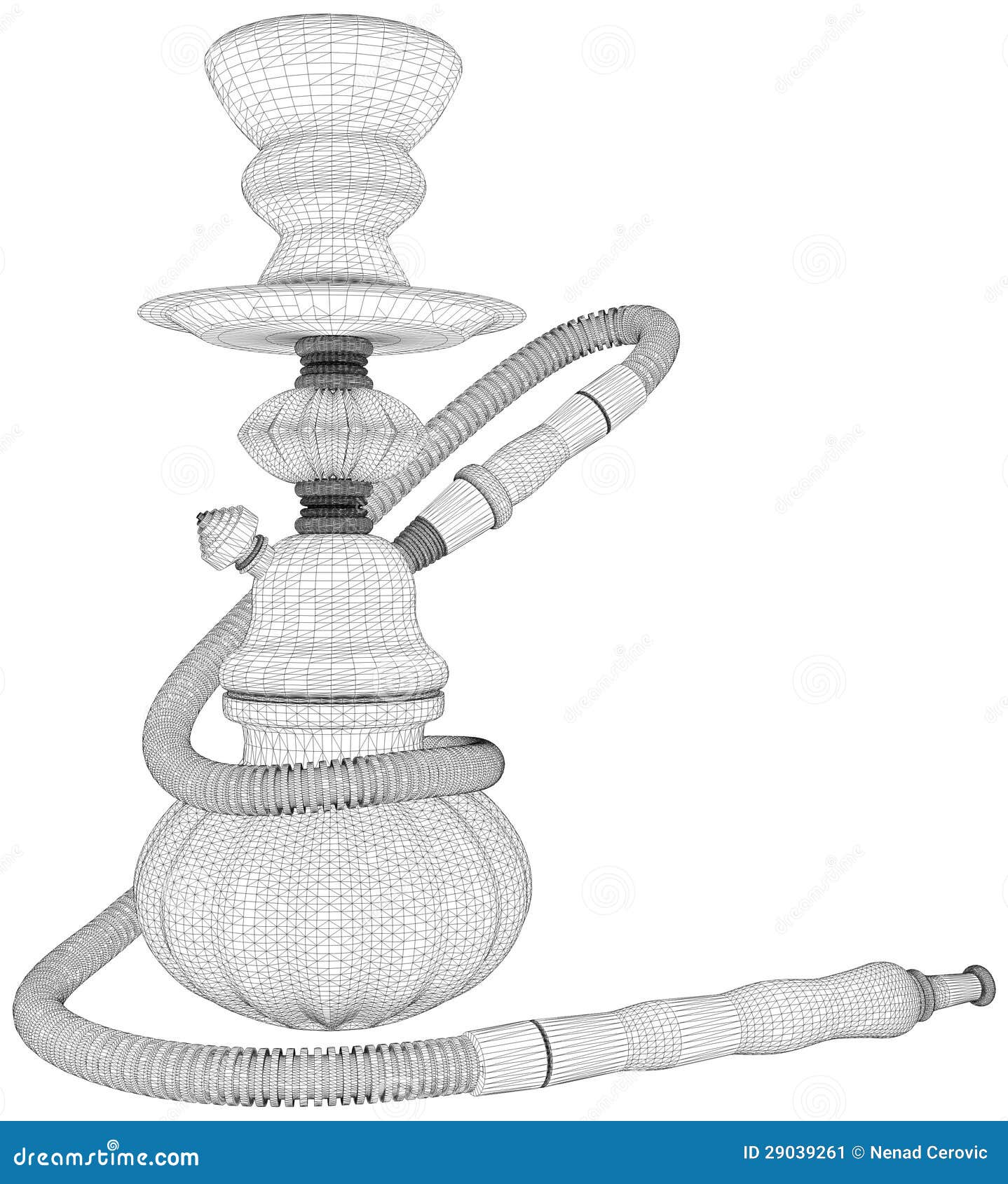 Hookah Nargile Kalyan Vector 05 Stock Vector Illustration of chill