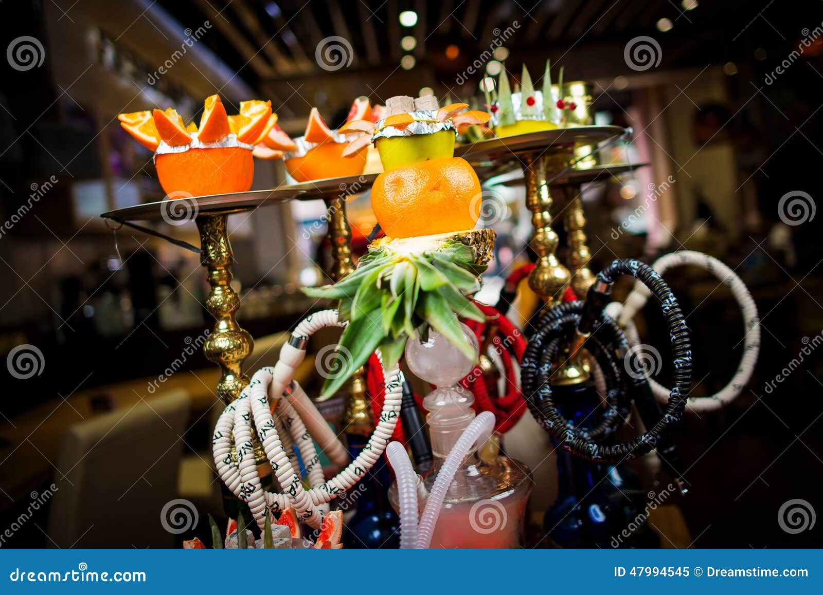 Hookah stock image. Image of delicious, cuisine, cafe 47994545