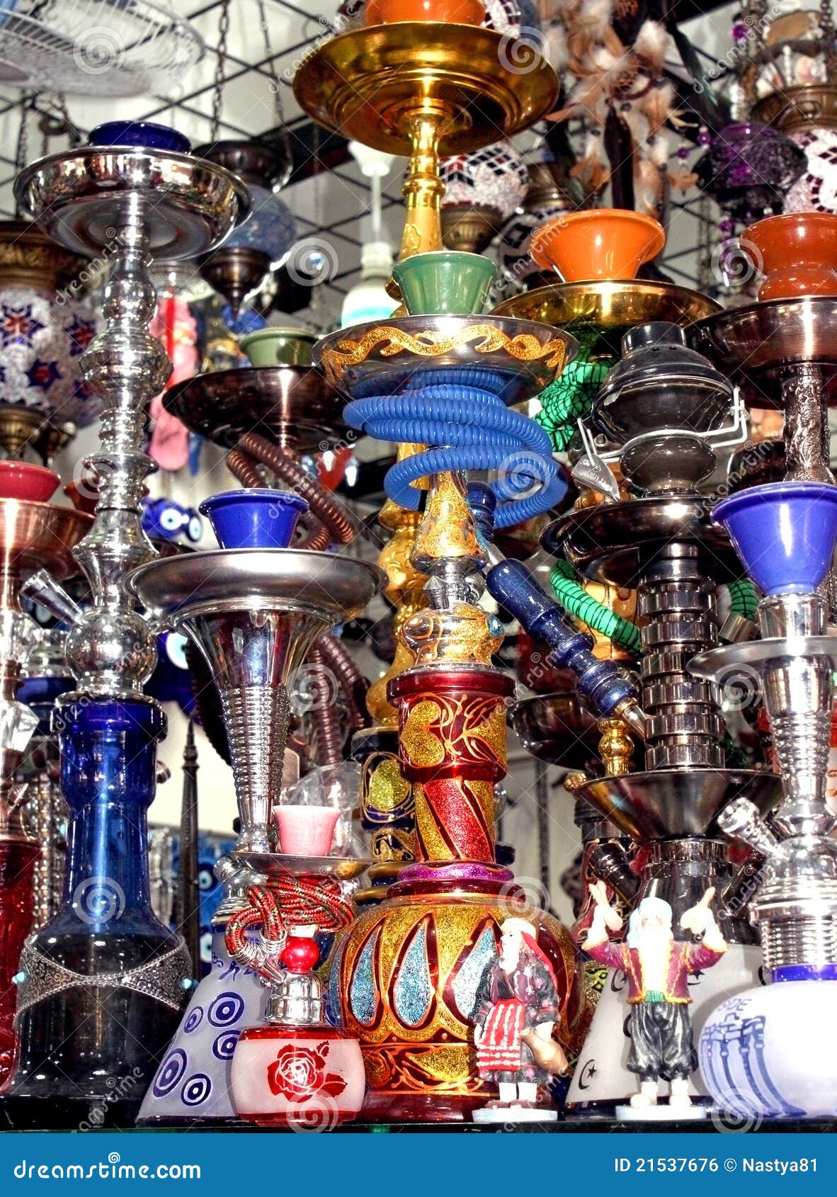 Hookah or shisha stock photo. Image of bottles, bazaar 21537676